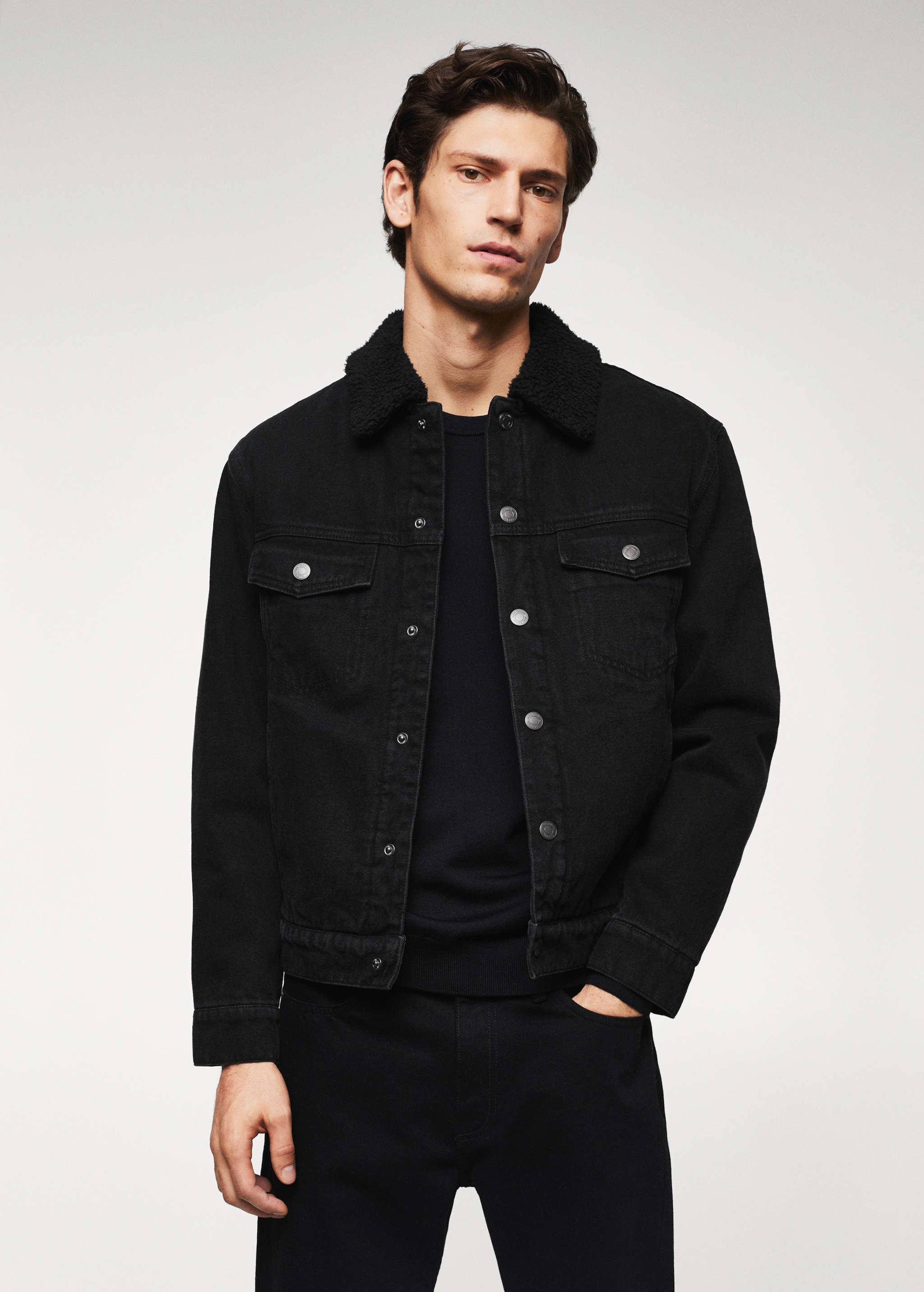 Black Denim Jacket Veste En Jeans Noir Courte Levi's® ORIGINAL