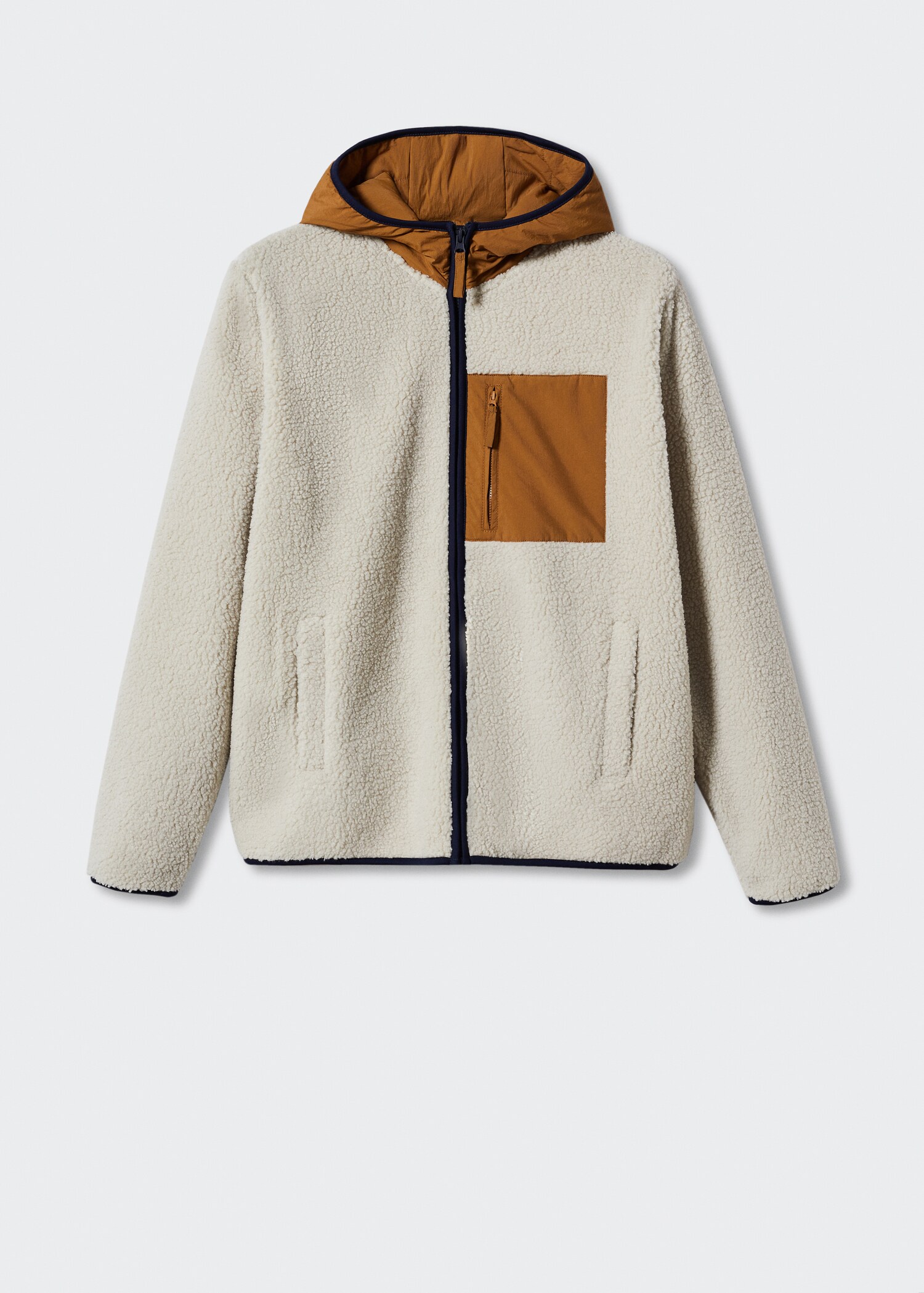 Sudadera combinada borreguito - Artículo sin modelo