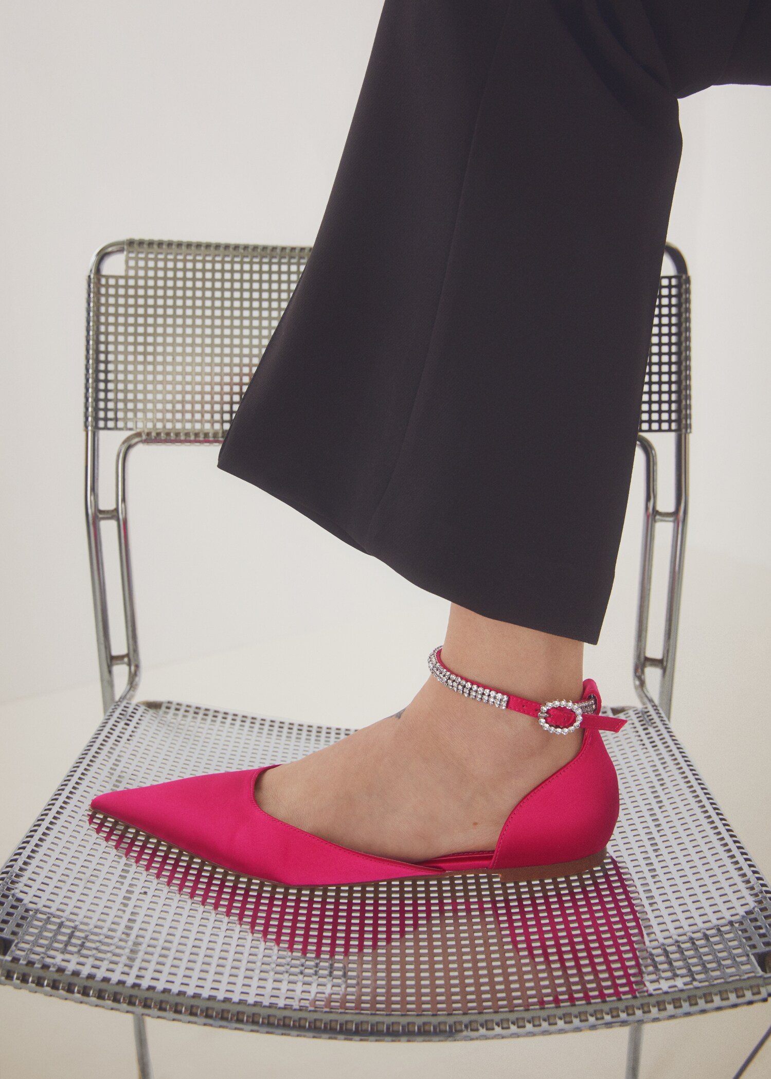 Zapato satinado pulsera strass - Detalle del artículo 6