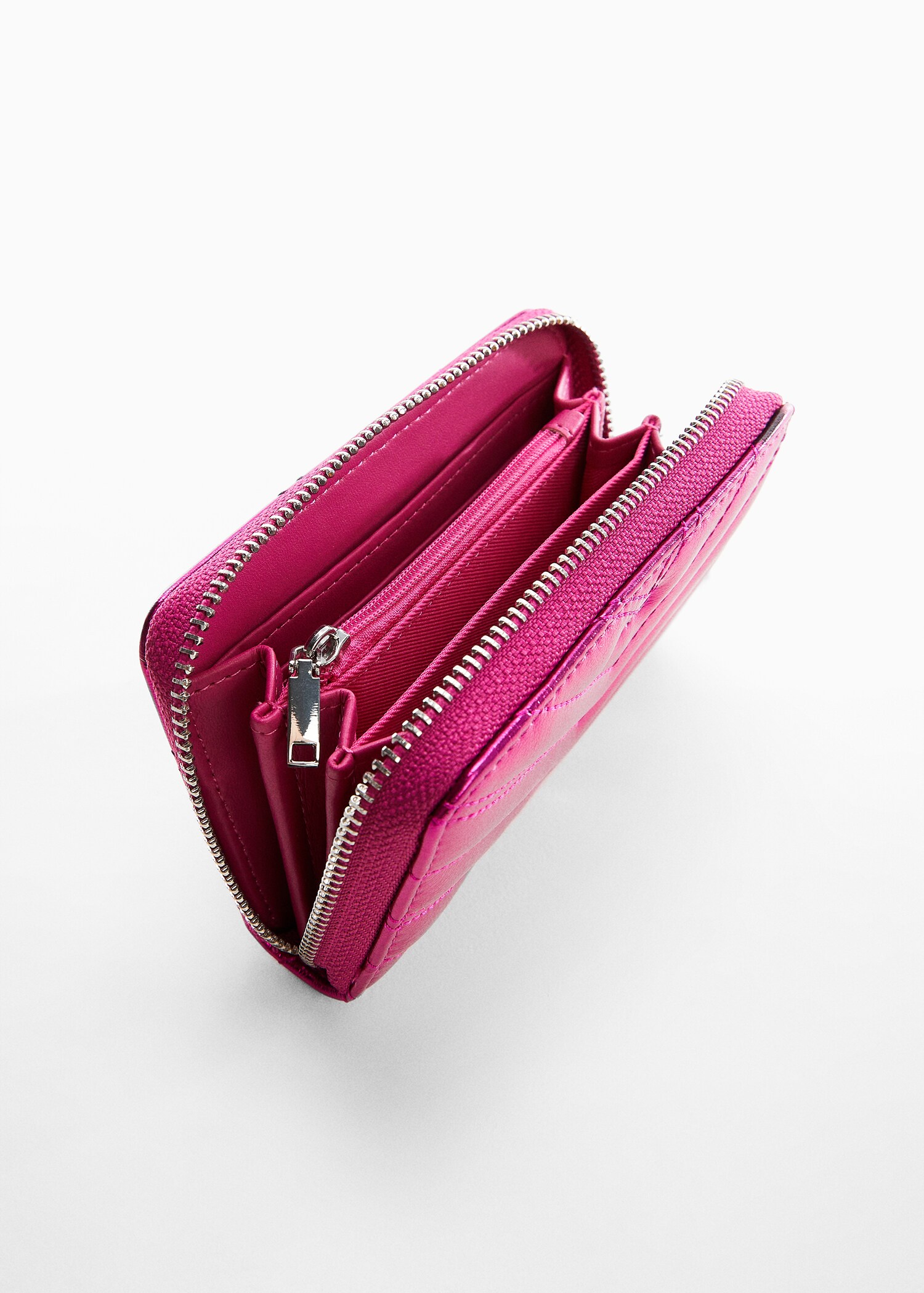 Padded metallic wallet - Medium plane