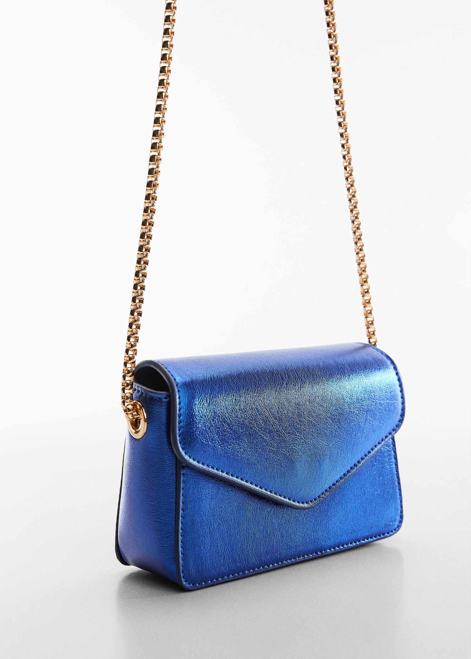 Metallic chain bag - Medium plane