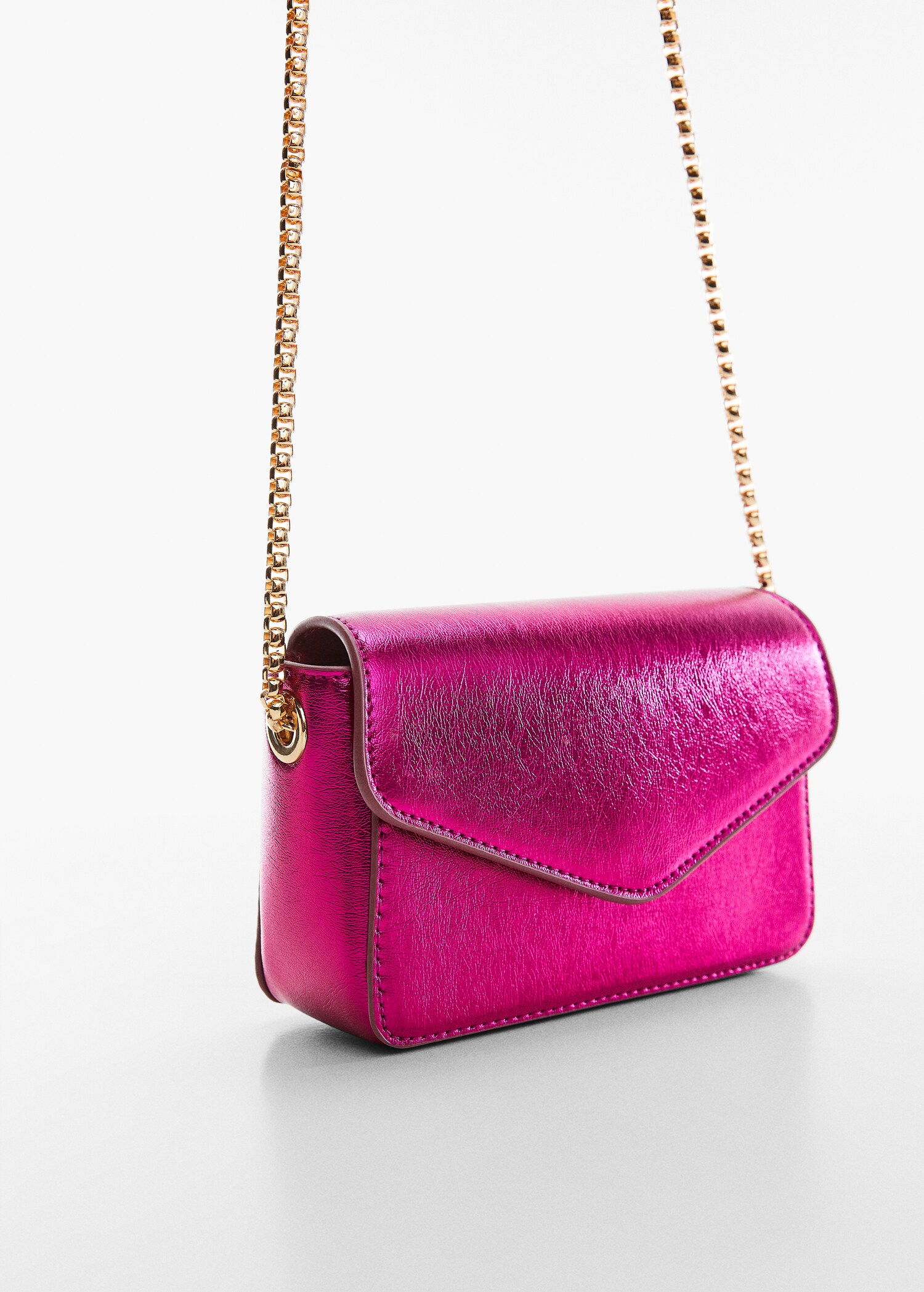 Metallic chain bag - Medium plane