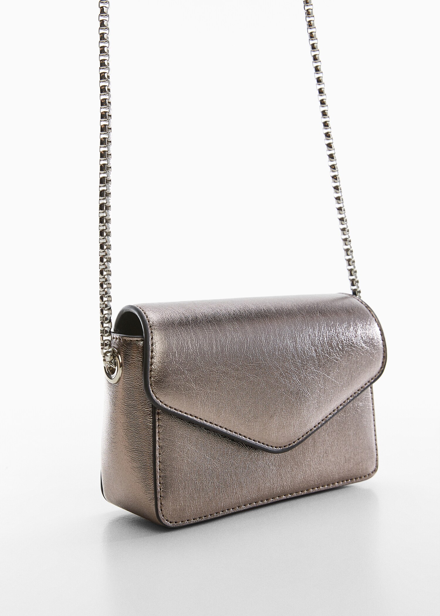 Metallic chain bag - Medium plane