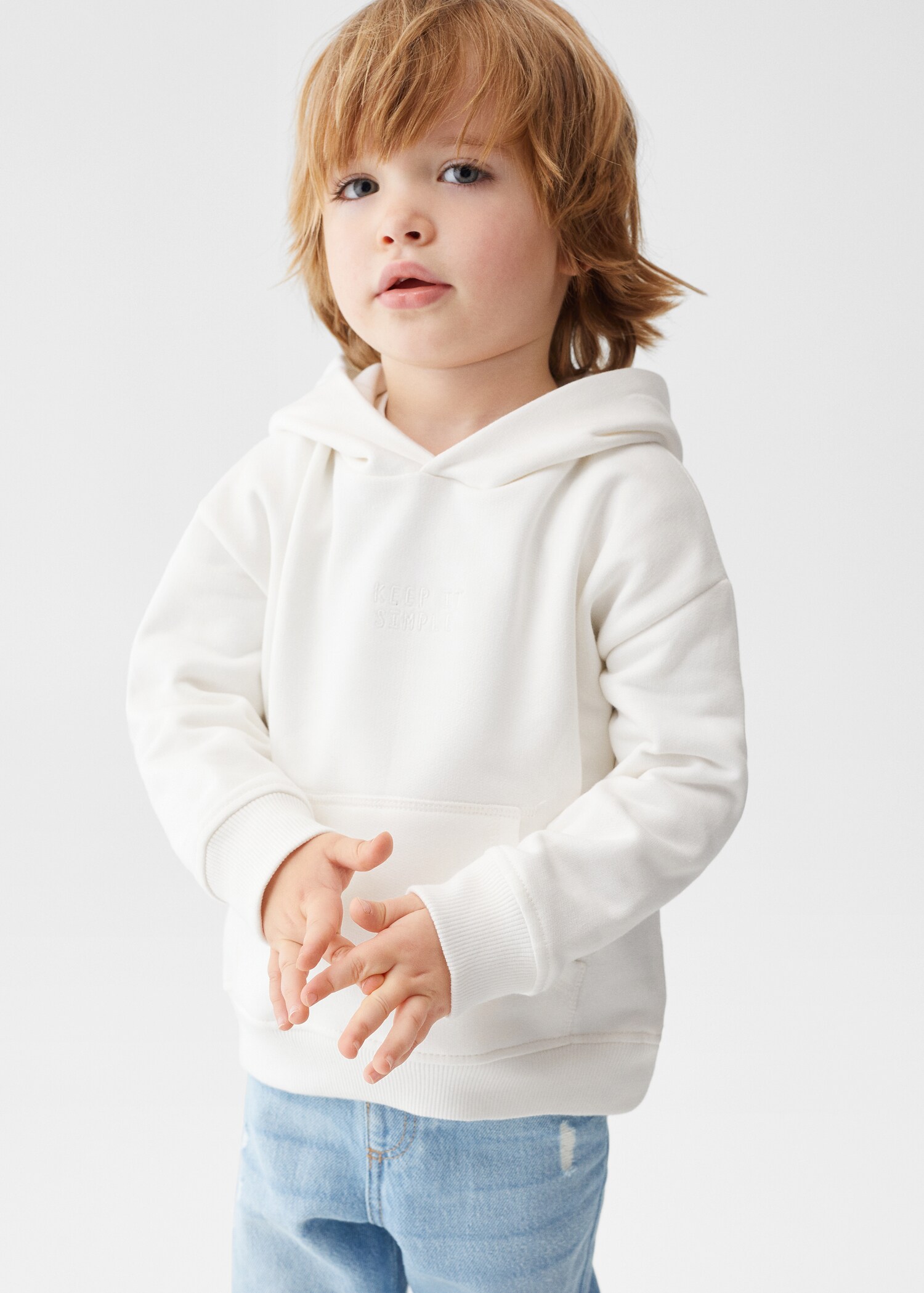 Basic hooded sweatshirt - Medium plane