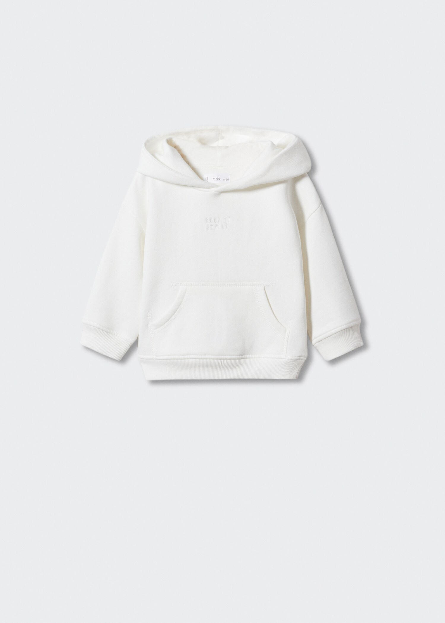 Basic hooded sweatshirt - Article without model