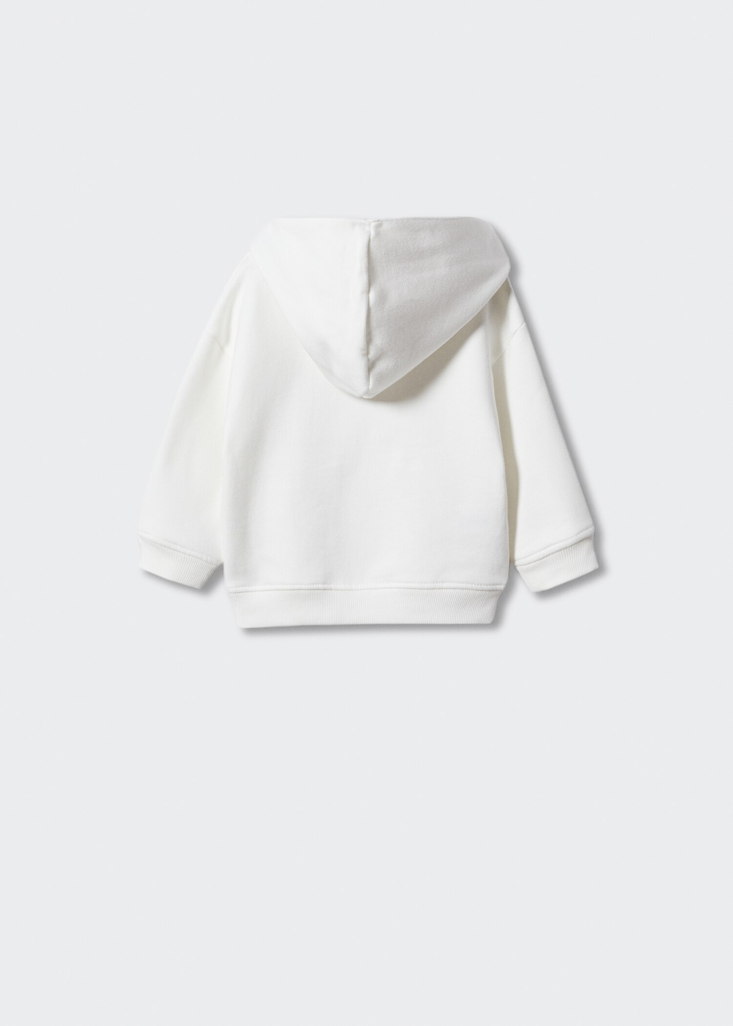 Basic hooded sweatshirt - Reverse of the article