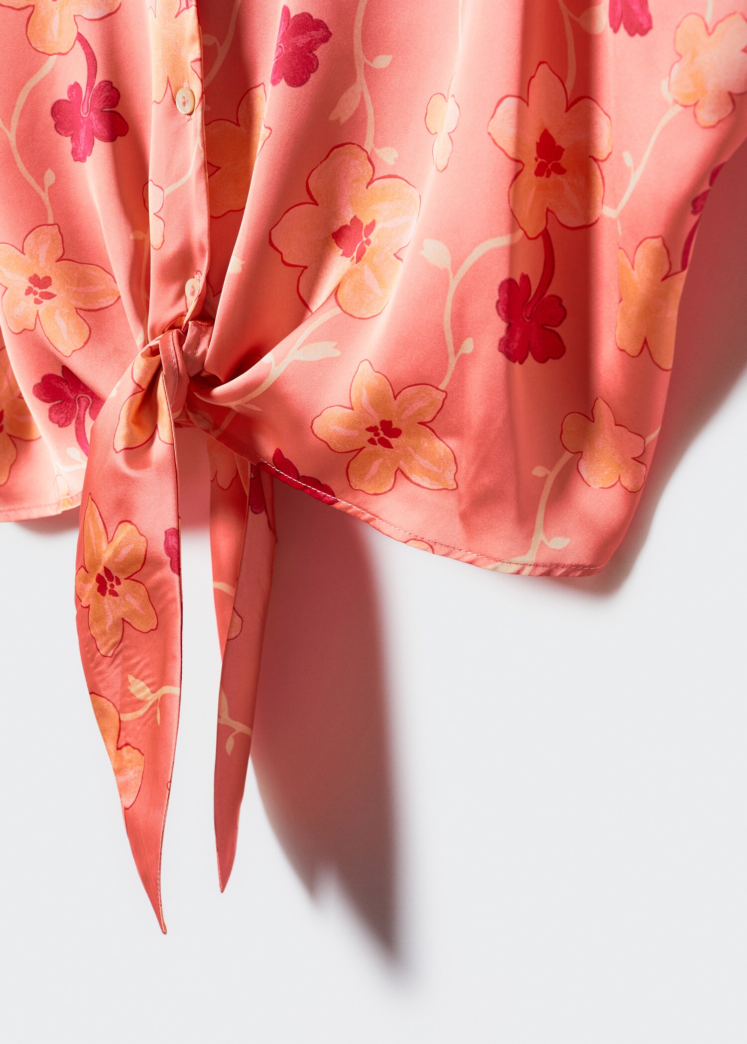 Floral satin blouse - Rincian barang 8