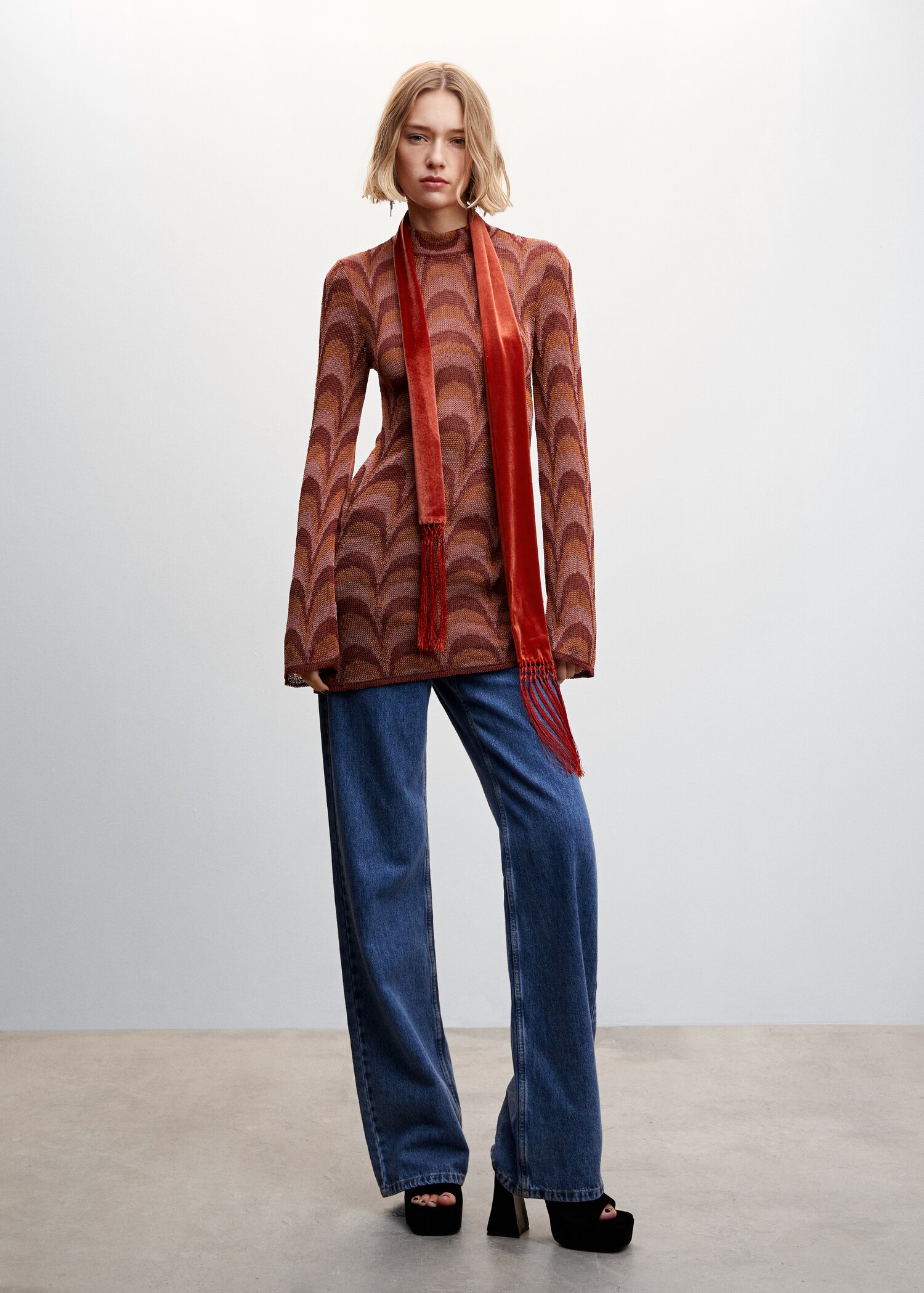 Lurex knitted dress - Details of the article 4