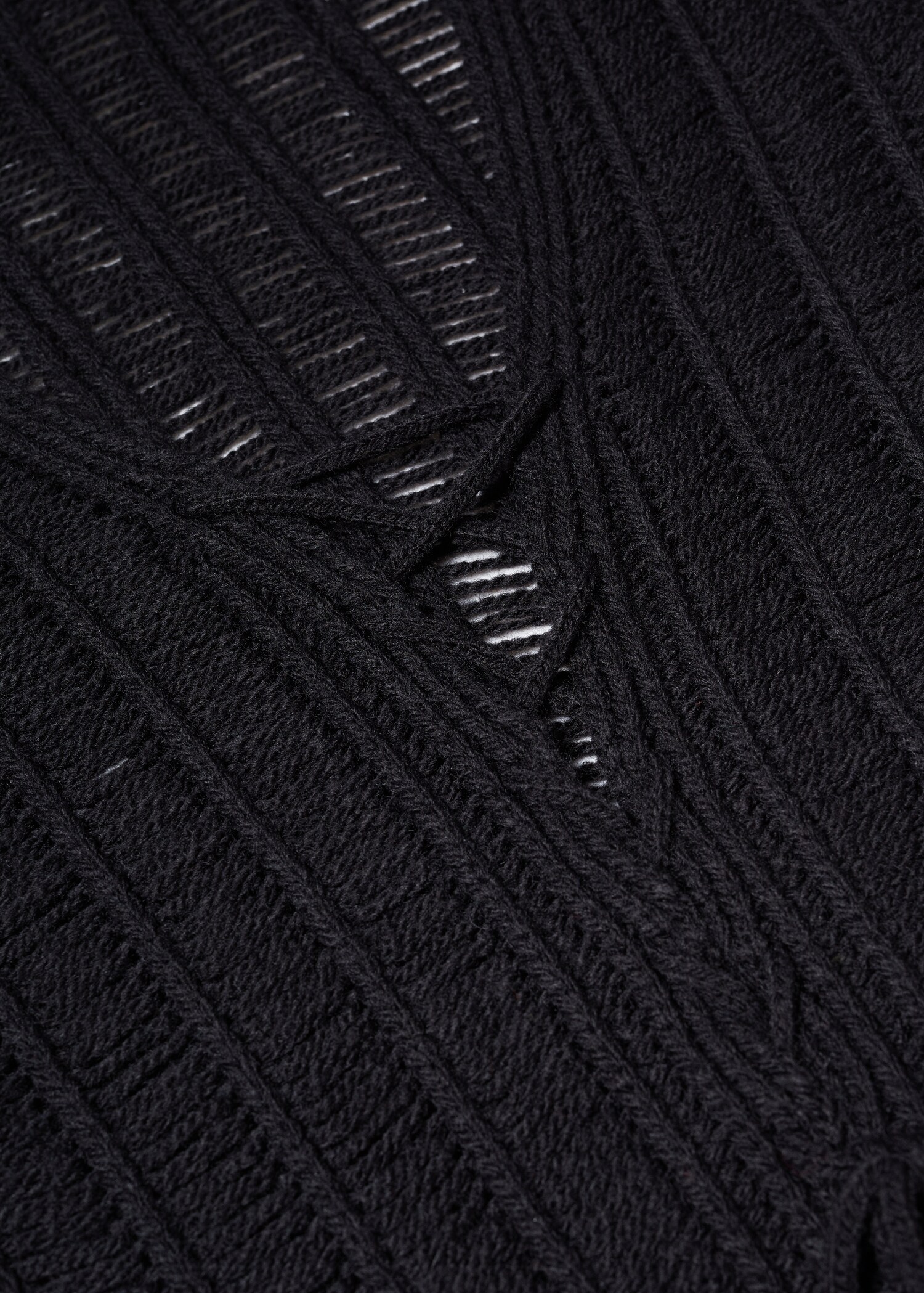 Knitted cardigan with bow - Details of the article 8