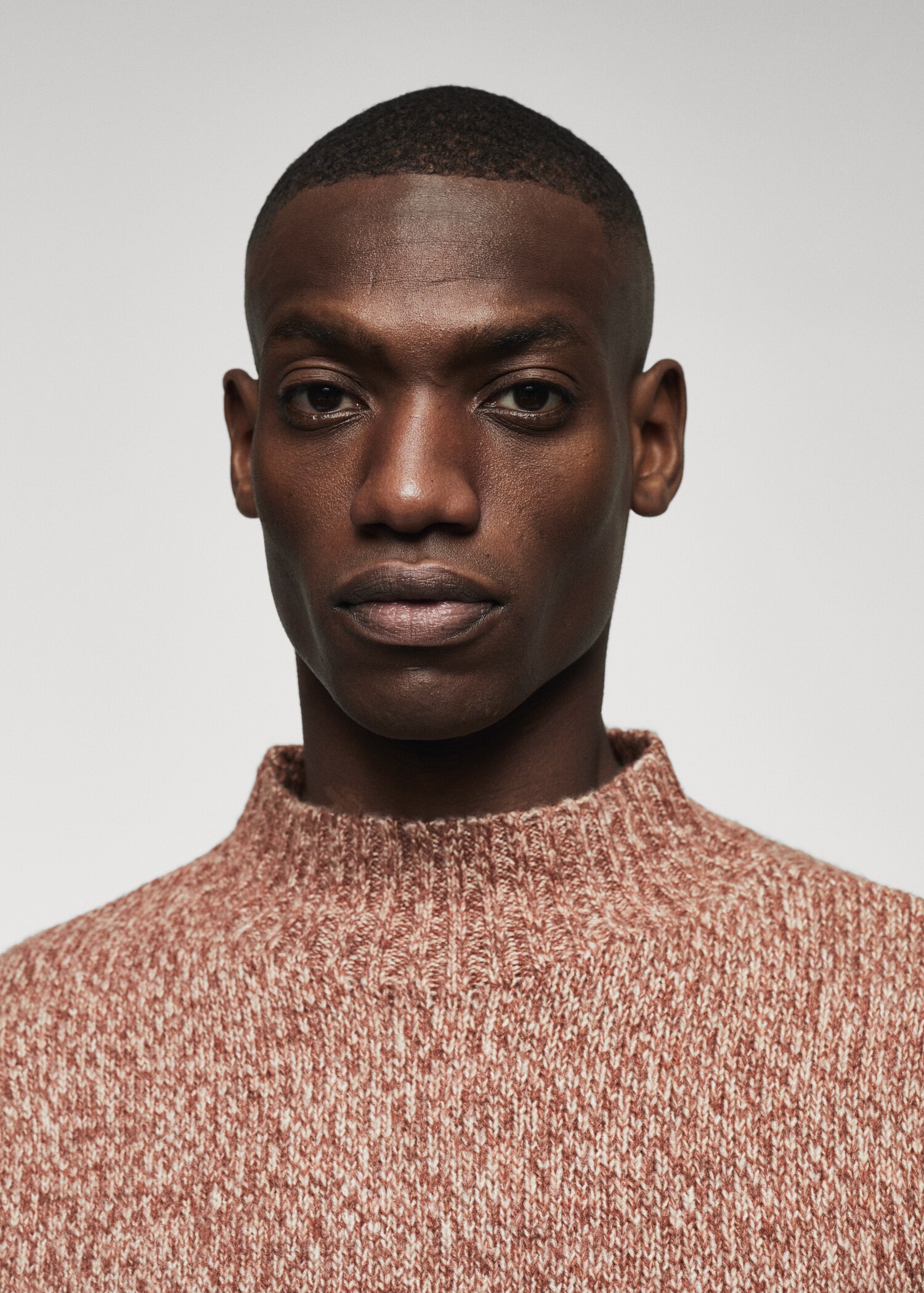 Perkins-neck flecked sweater - Details of the article 1