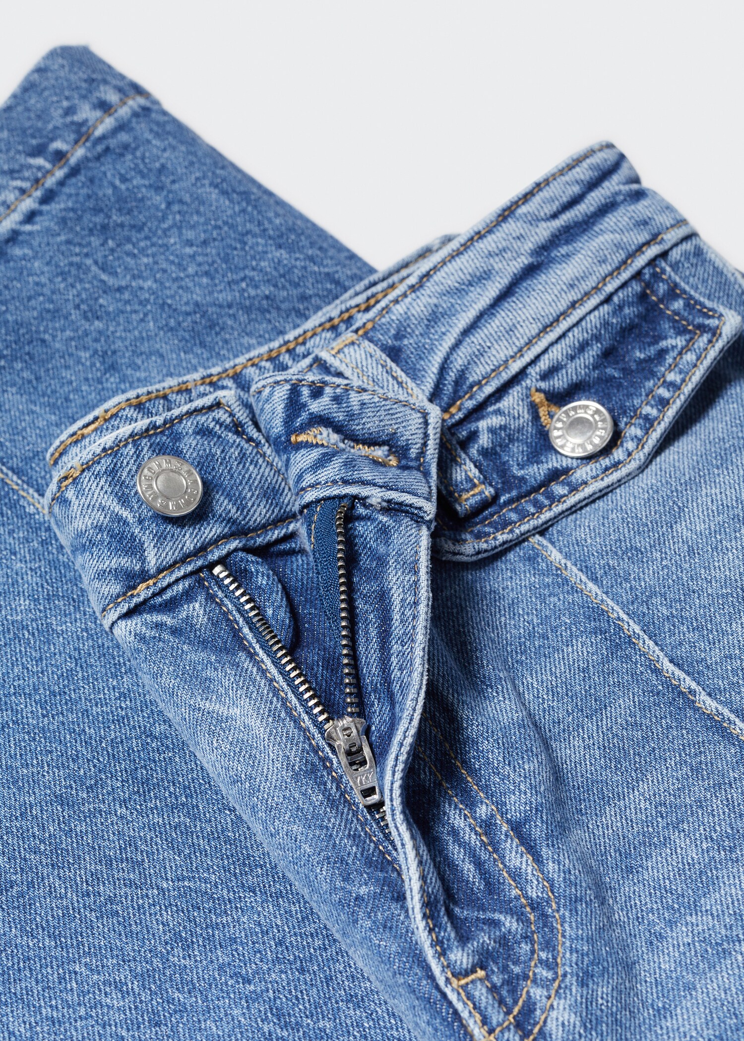 Jeans flare tiro alto costuras - Detalle del artículo 8