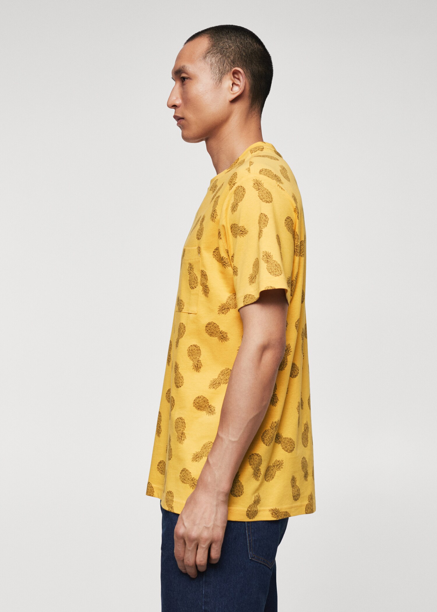 Printed cotton-blend t-shirt - Details of the article 6