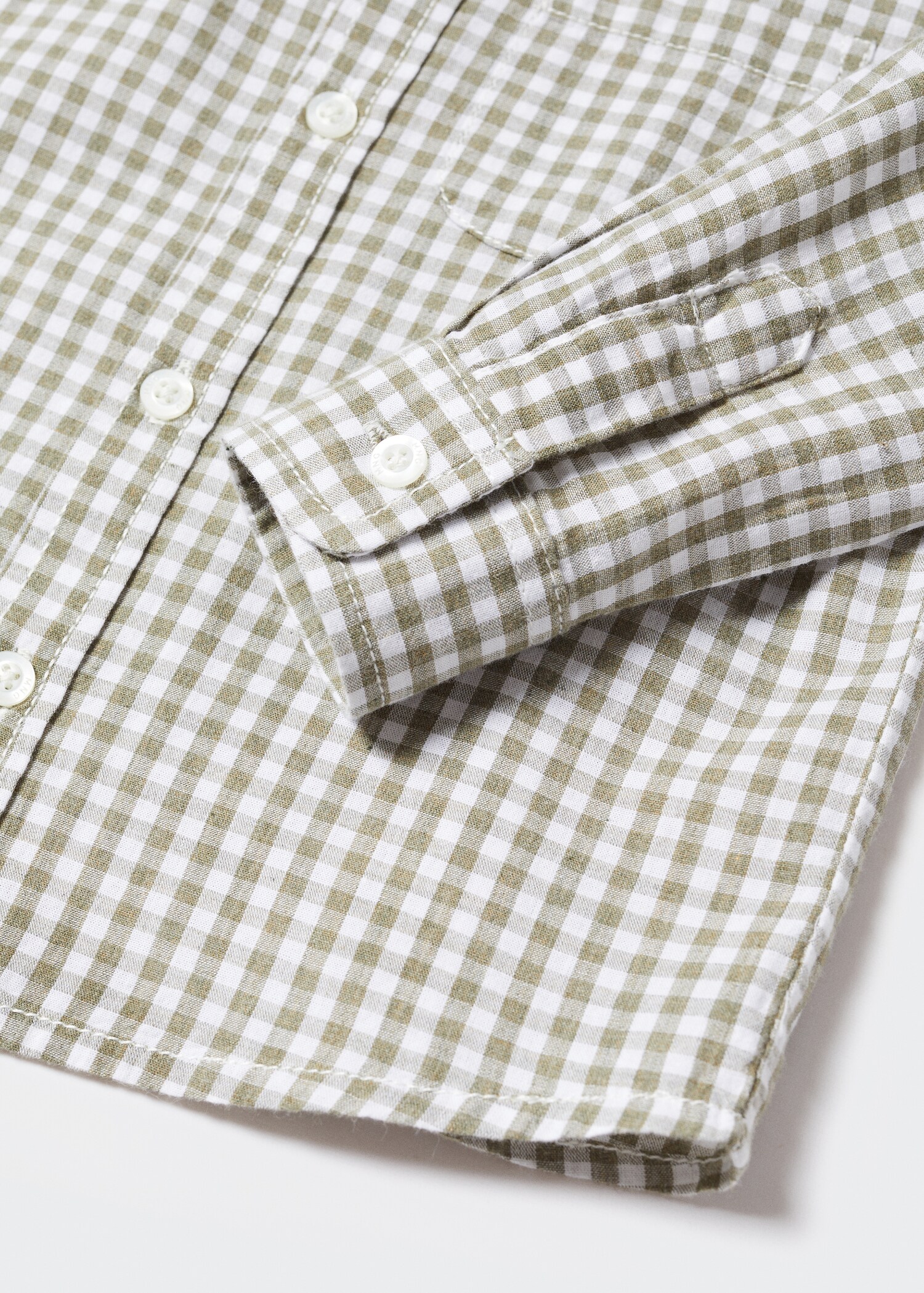 Camisa algodón cuadros - Detalle del artículo 0