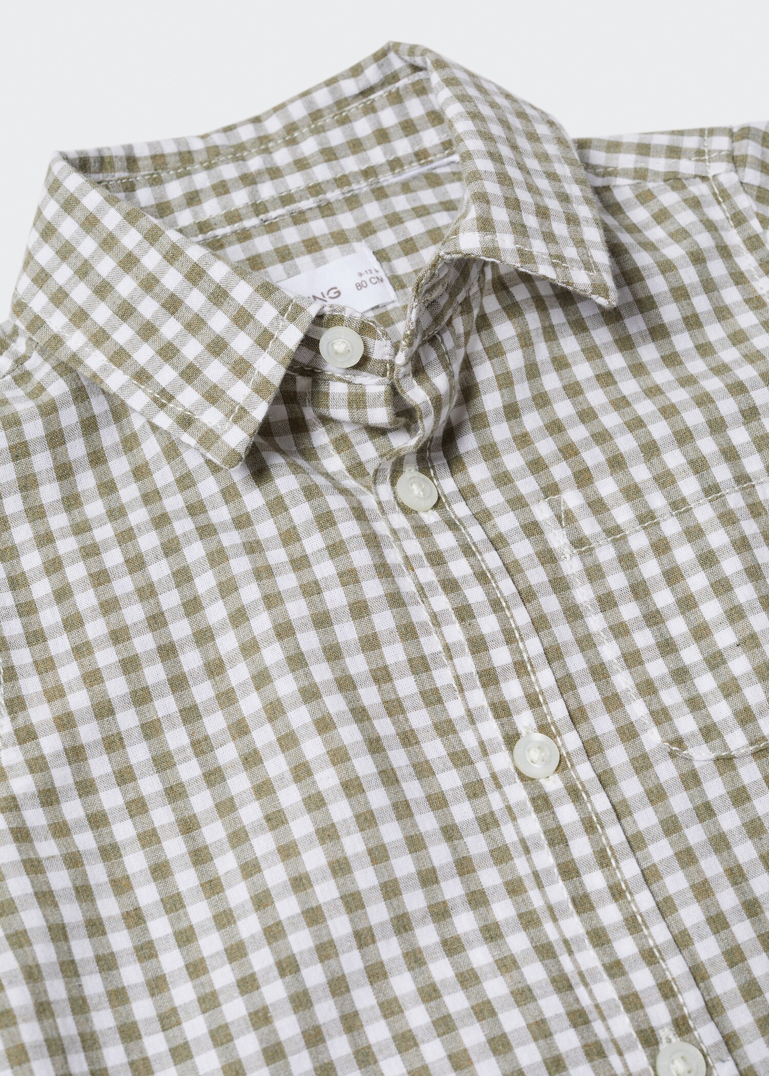 Camisa algodón cuadros - Detalle del artículo 8