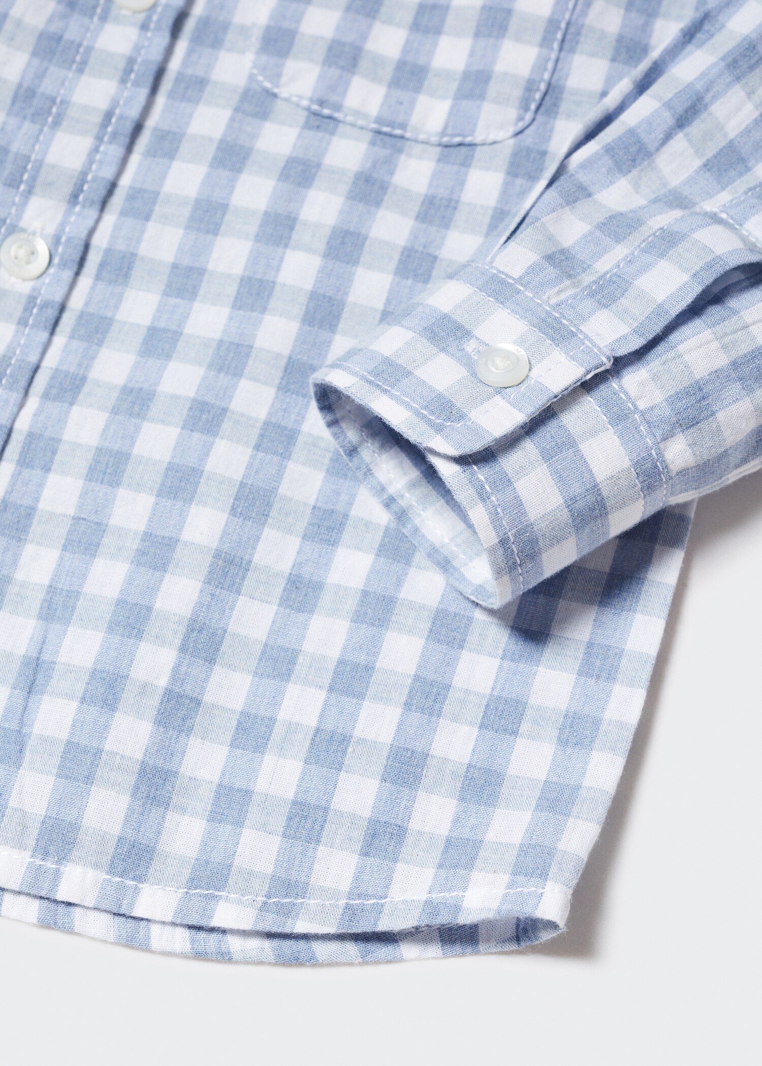 Camisa algodón cuadros - Detalle del artículo 8
