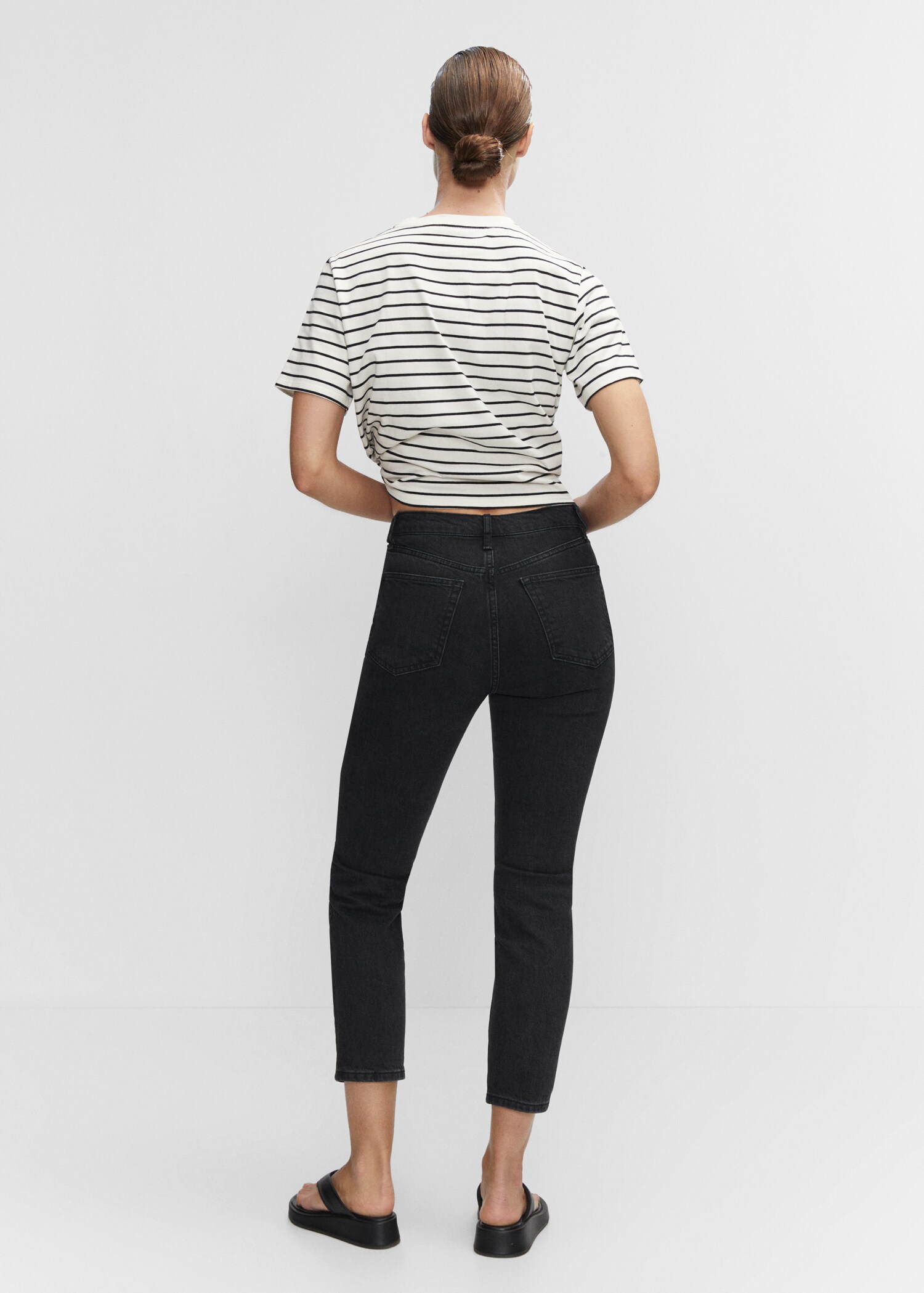 Jeans slim crop - Reverso del artículo