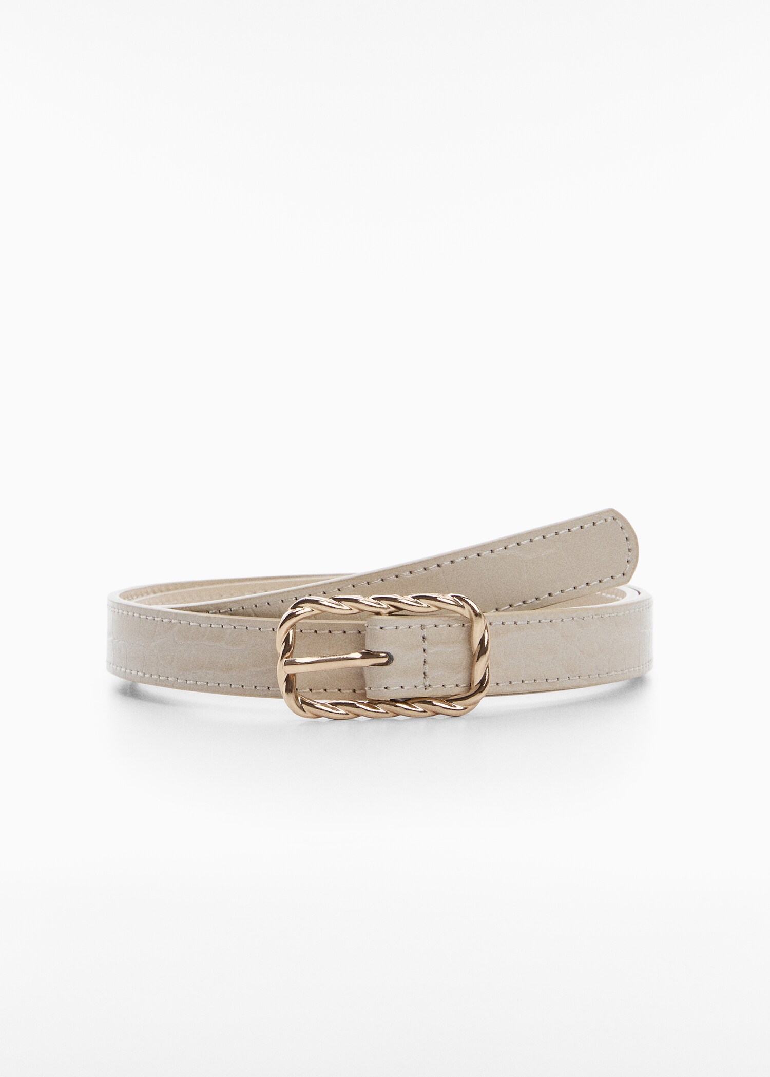Ceinture boucle en relief - Article sans modèle