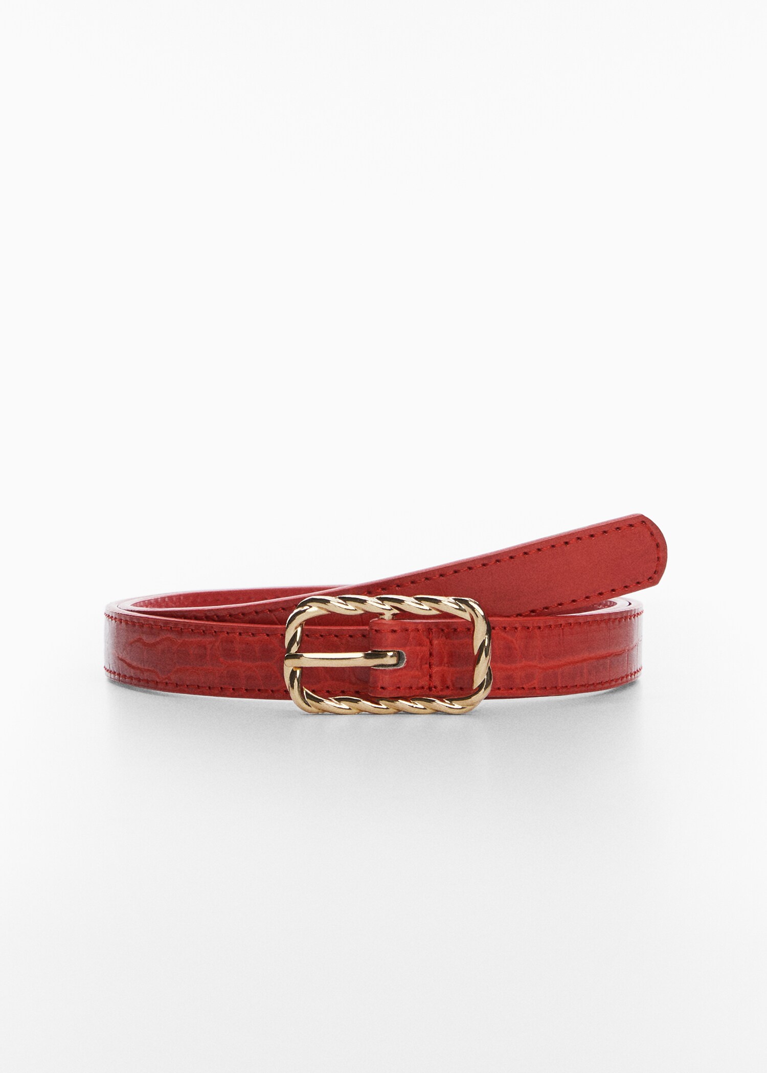 Ceinture boucle en relief - Article sans modèle