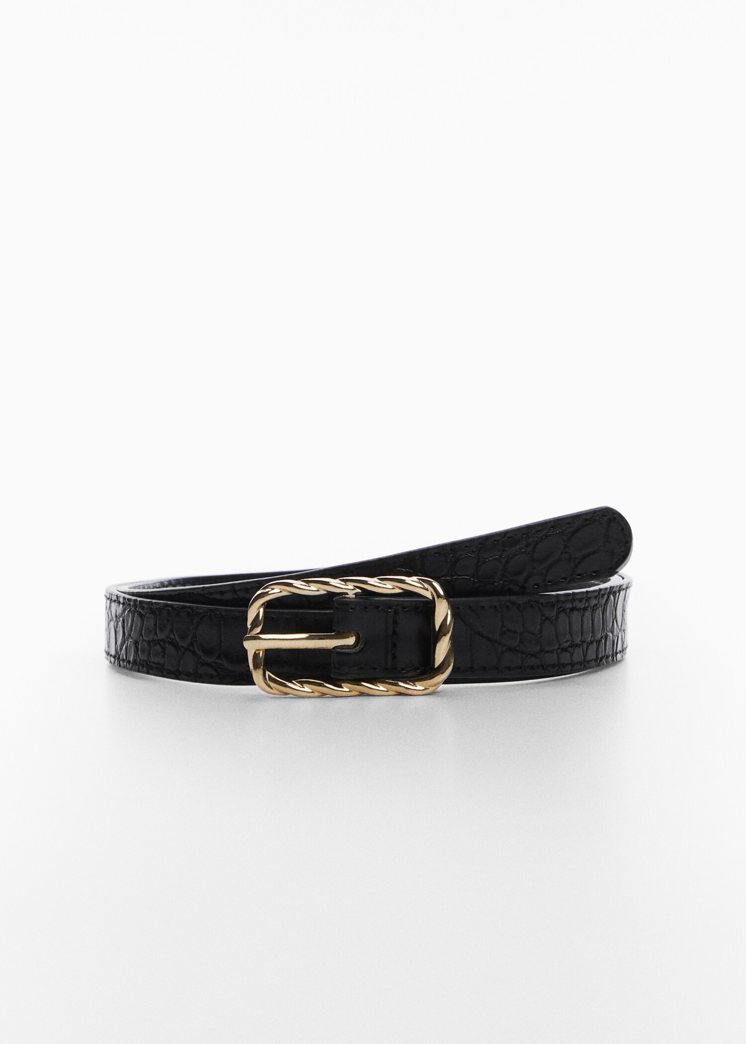 Ceinture boucle en relief - Article sans modèle