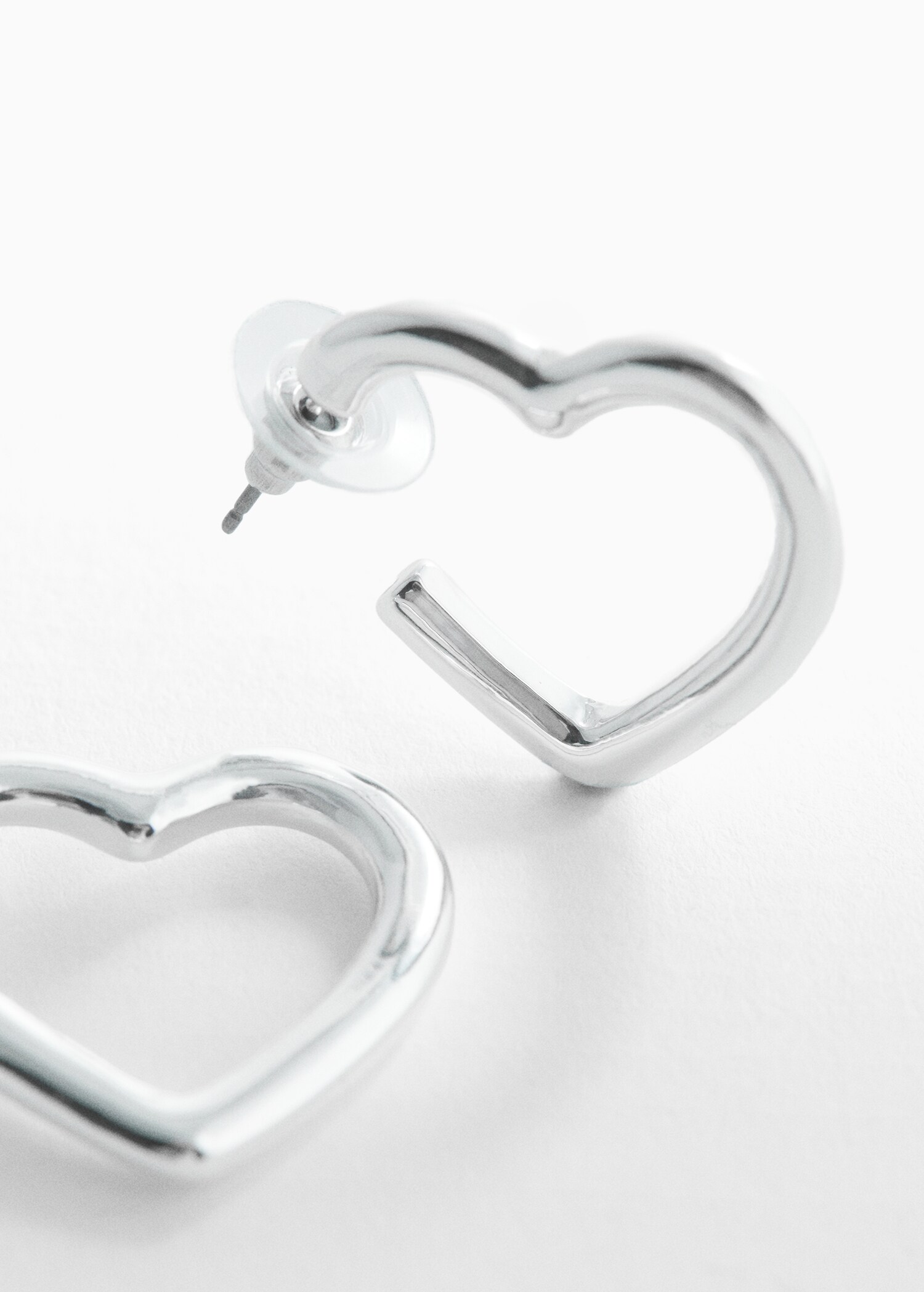 Heart-shape earrings - Medium plane