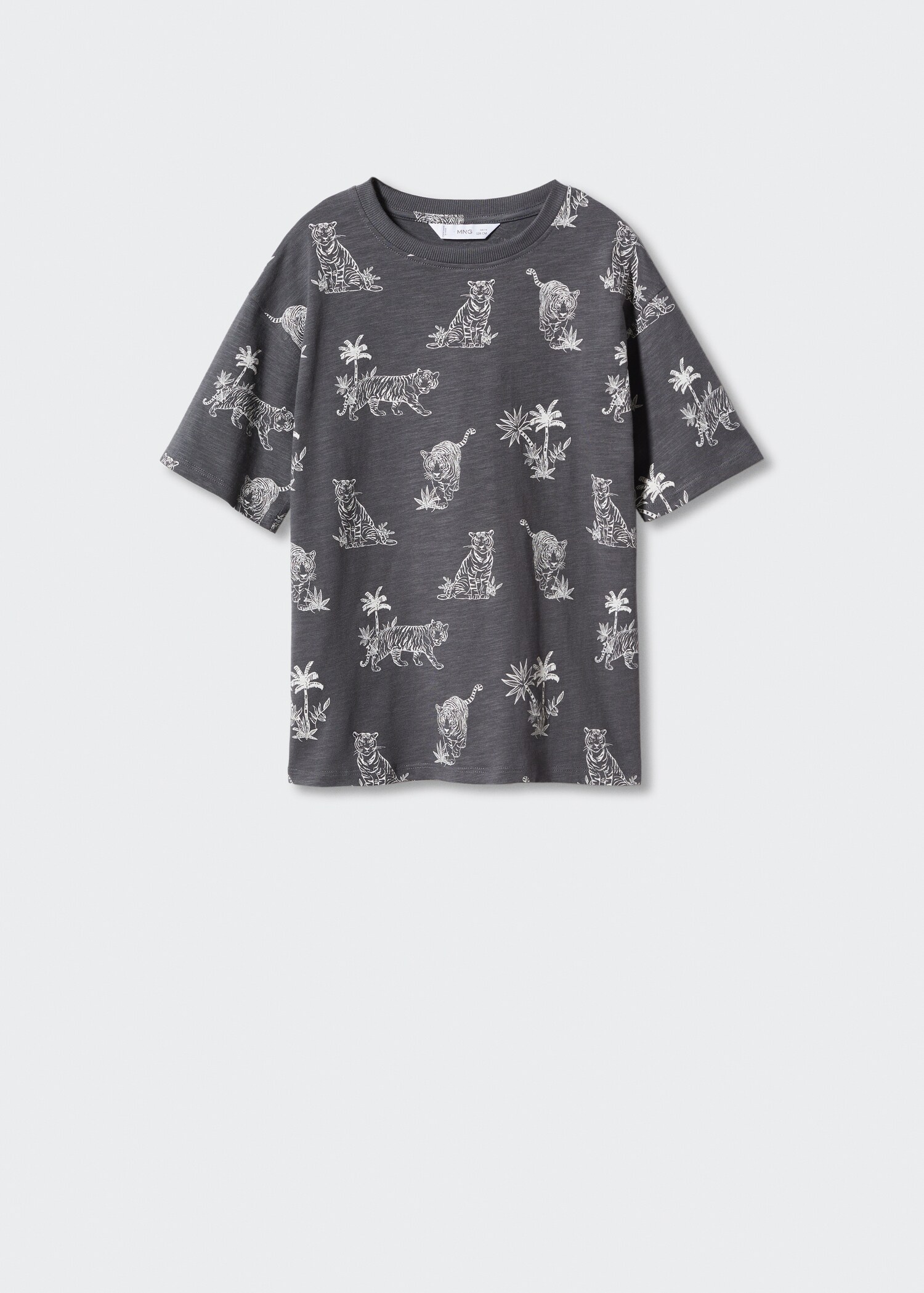 Printed cotton-blend T-shirt - Article without model