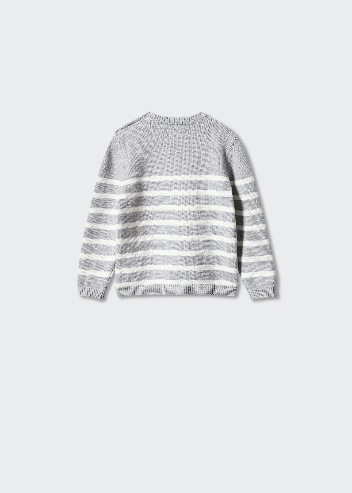 Genser med stripe-mønster - Baksiden av artikkelen