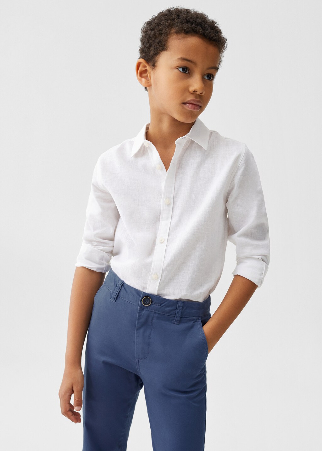 Cotton chinos - Kids | MANGO Kosovo