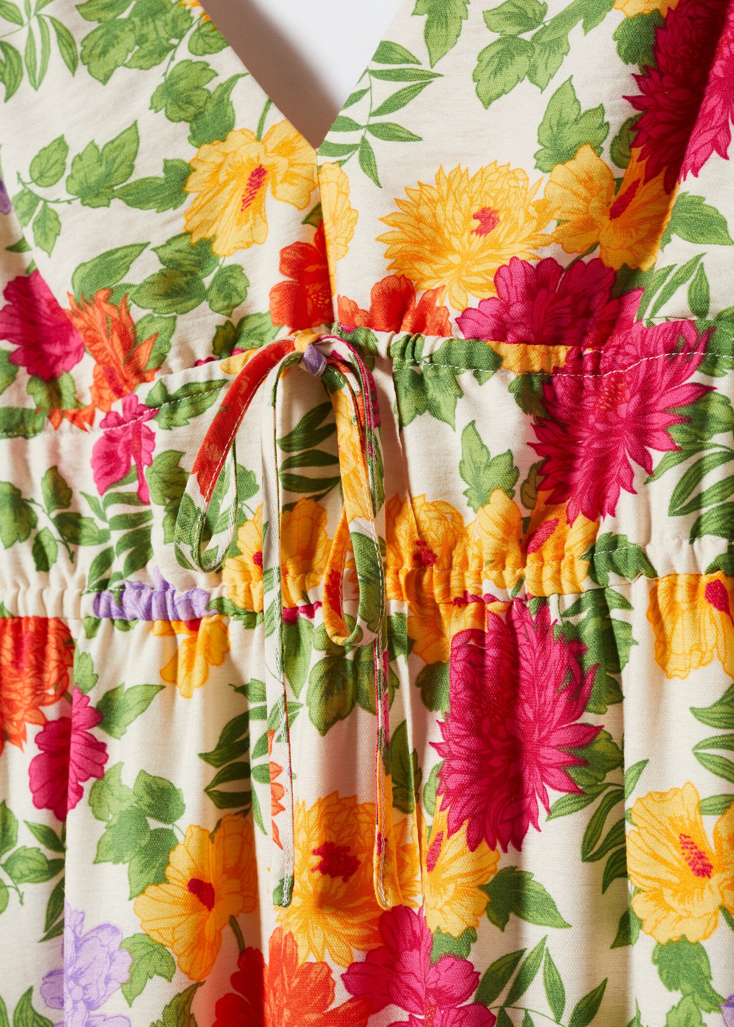 Vestido estampado midi - Detalle del artículo 8