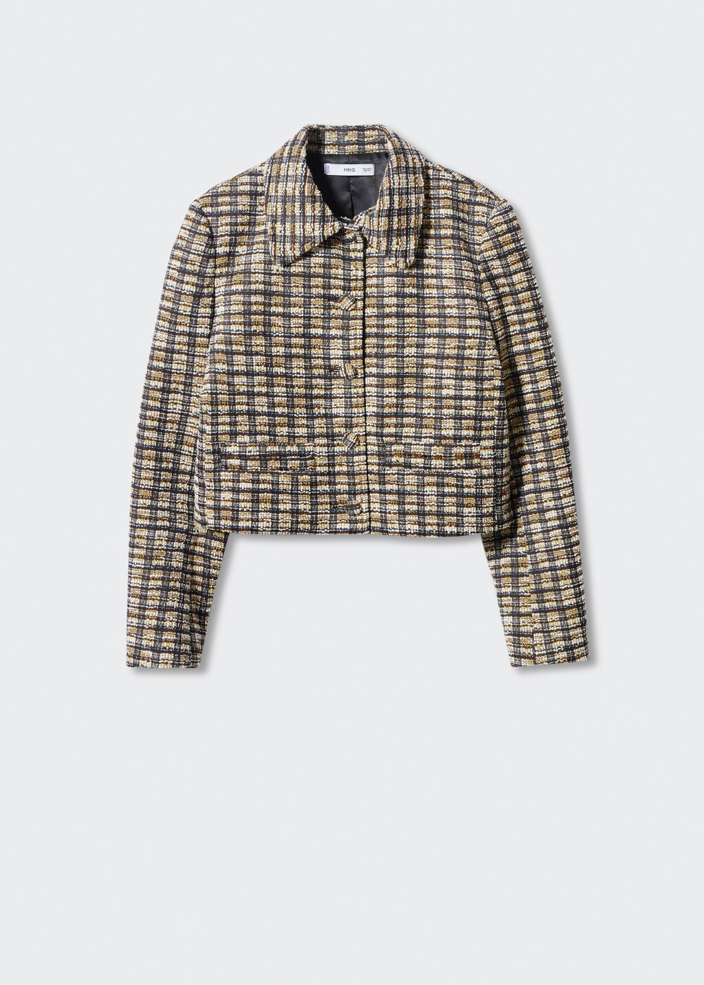 Check tweed jacket - Women | MANGO Libya