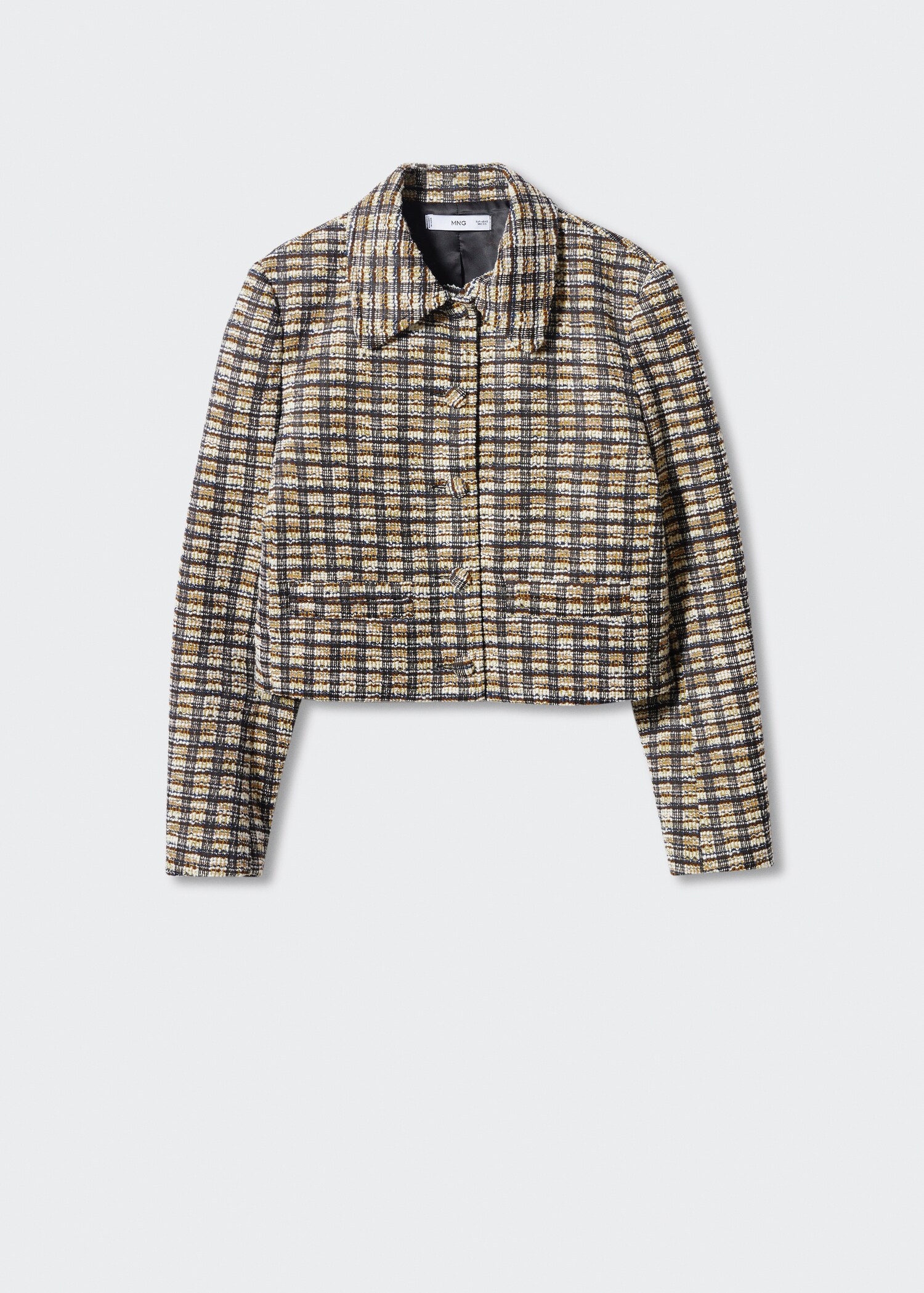 Veste tweed à carreaux - Article sans modèle
