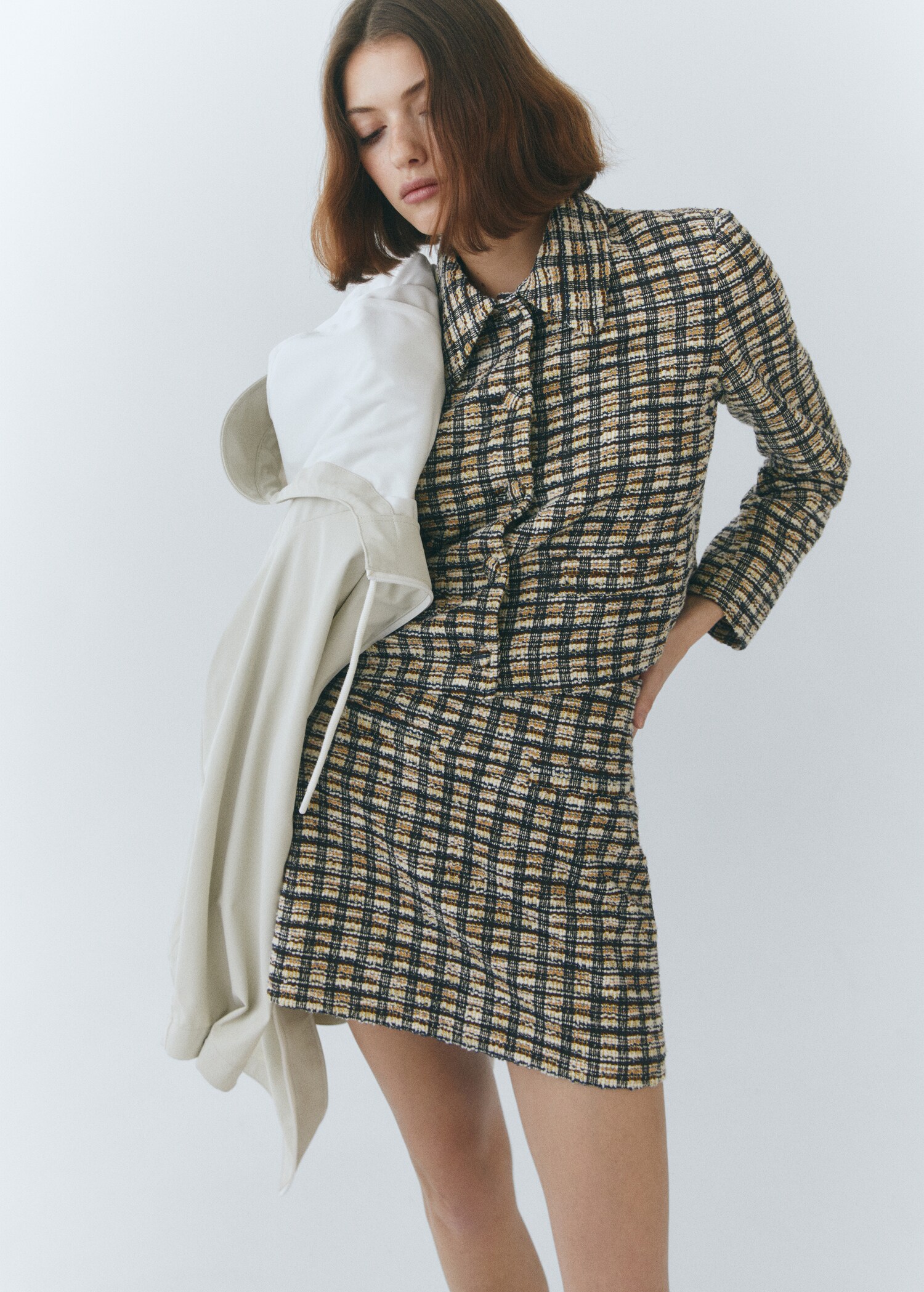Veste tweed à carreaux - Détail de l'article 6