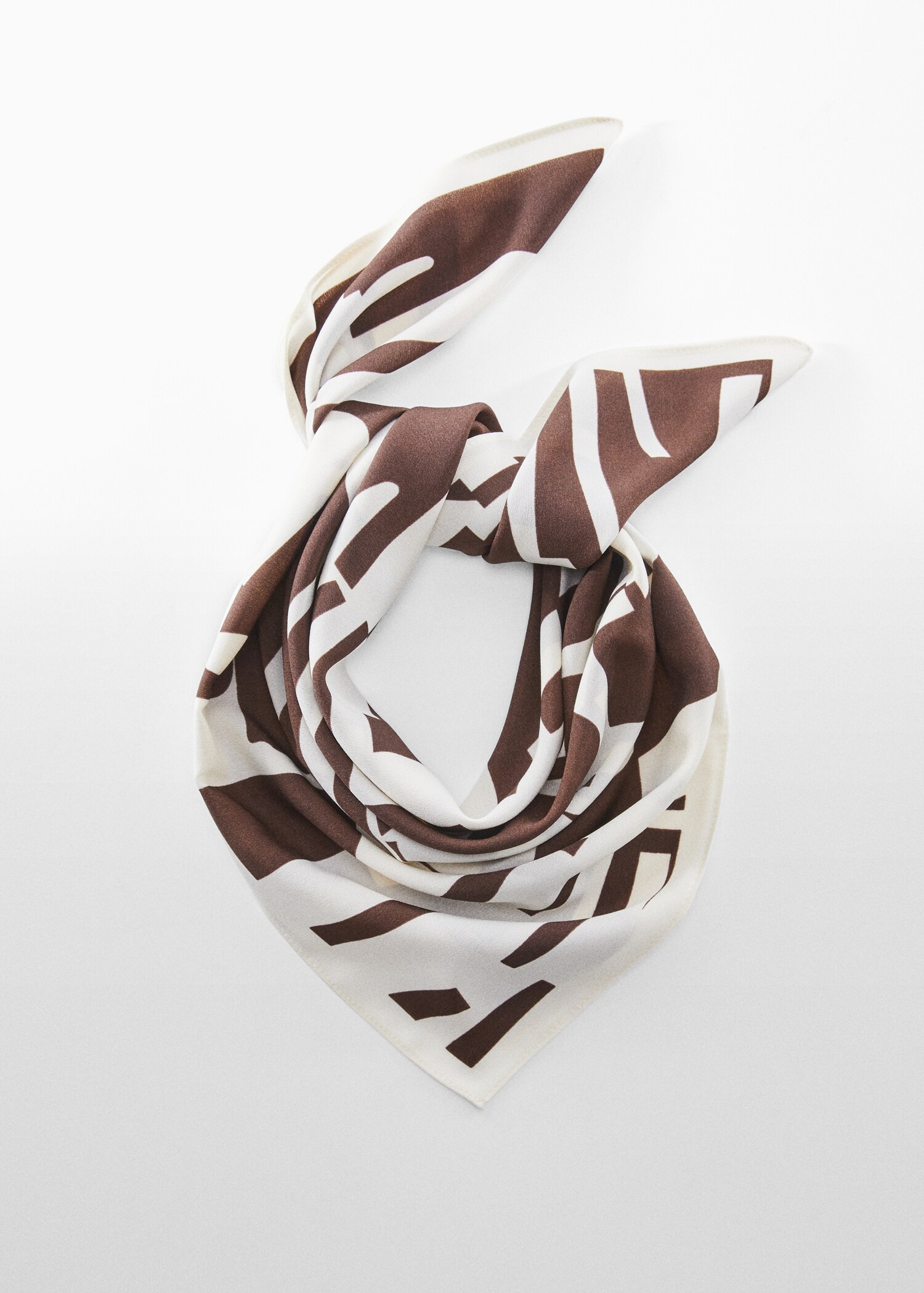 Geometric printed foulard - Details of the article 2