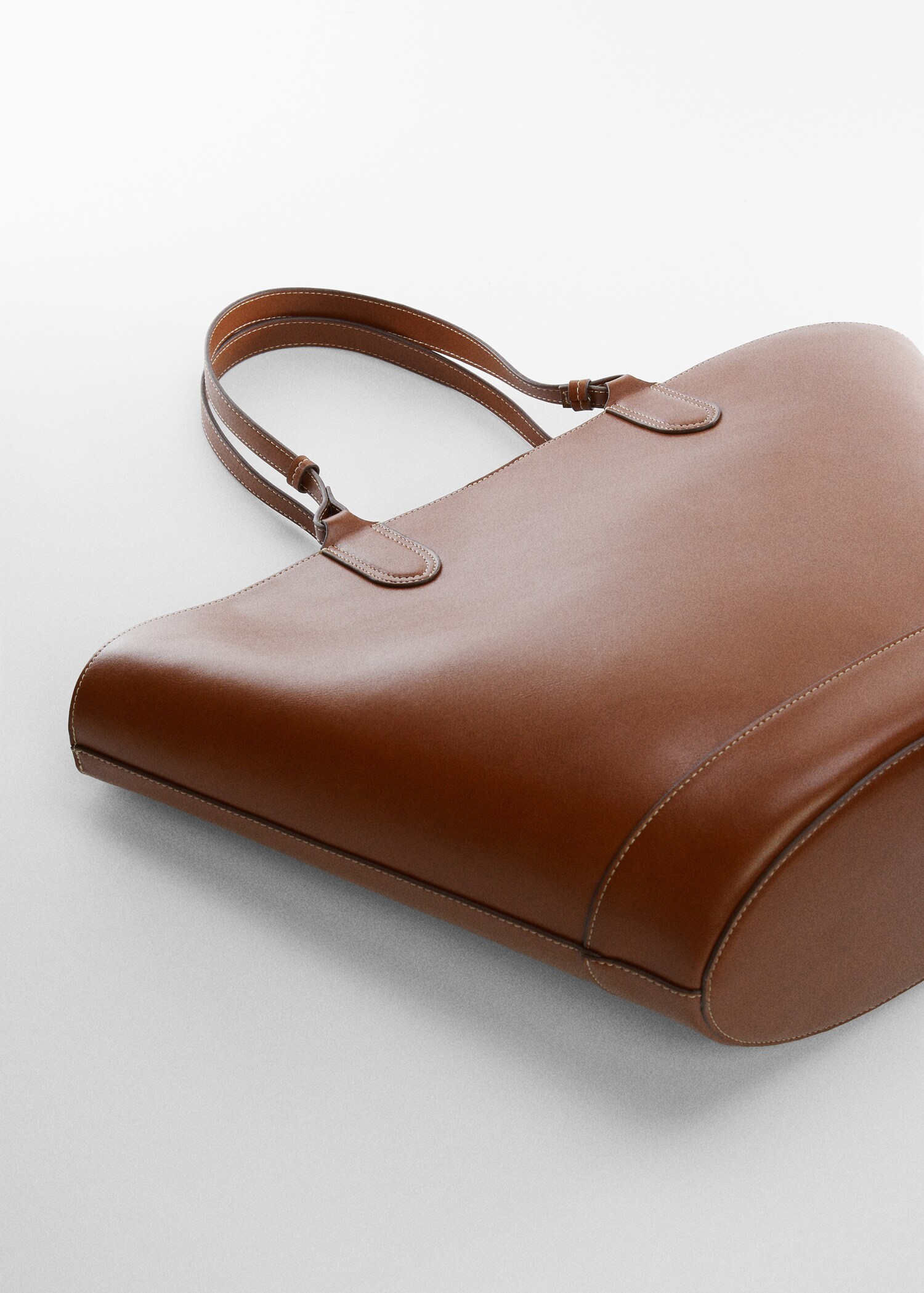 Leather-effect shopper bag - Details of the article 2