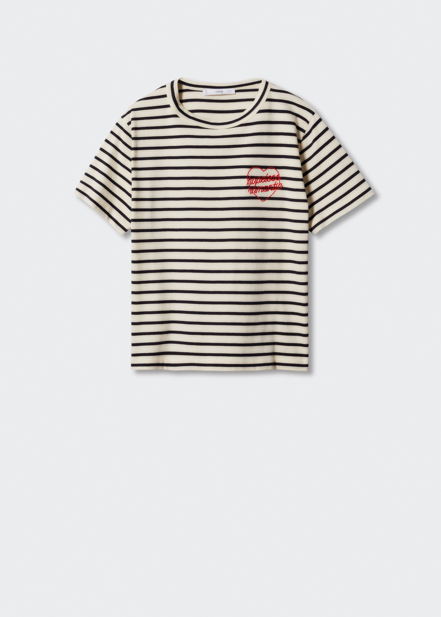 Camiseta rayas estampada - Artículo sin modelo