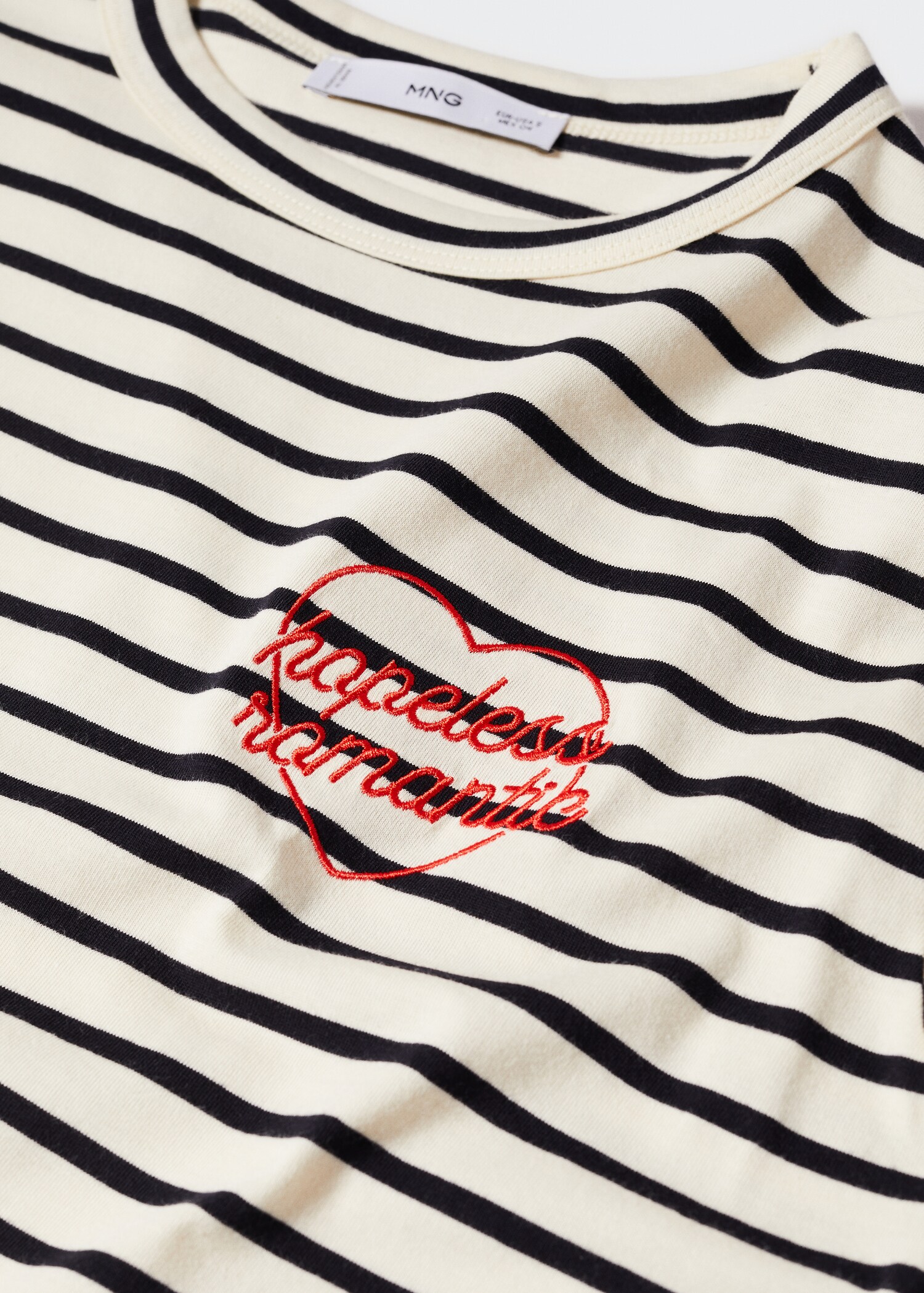 Camiseta rayas estampada - Detalle del artículo 8