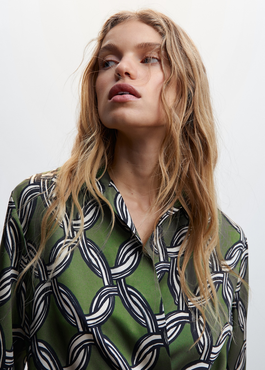 Chain print dress