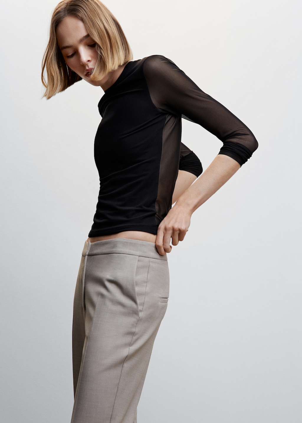 Camisas semitransparentes new arrivals