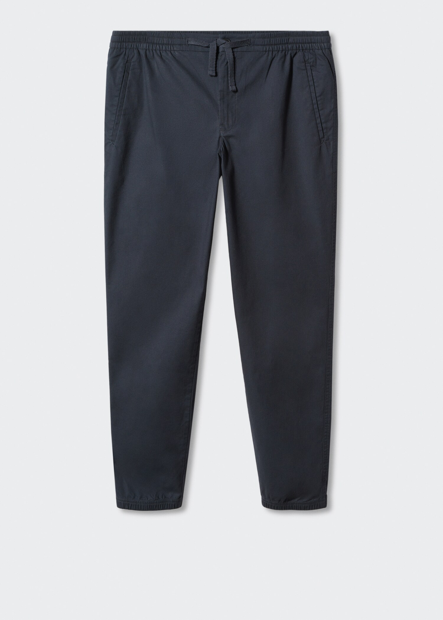 Cotton jogger-style trousers - Article without model