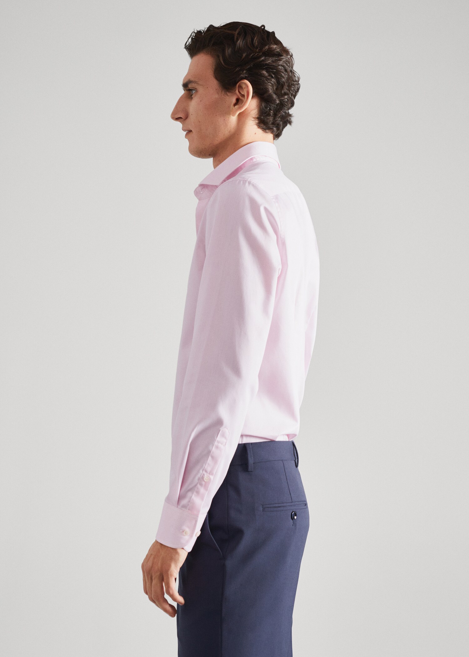 Gestructureerd slim fit overhemd - Detail van het artikel 6