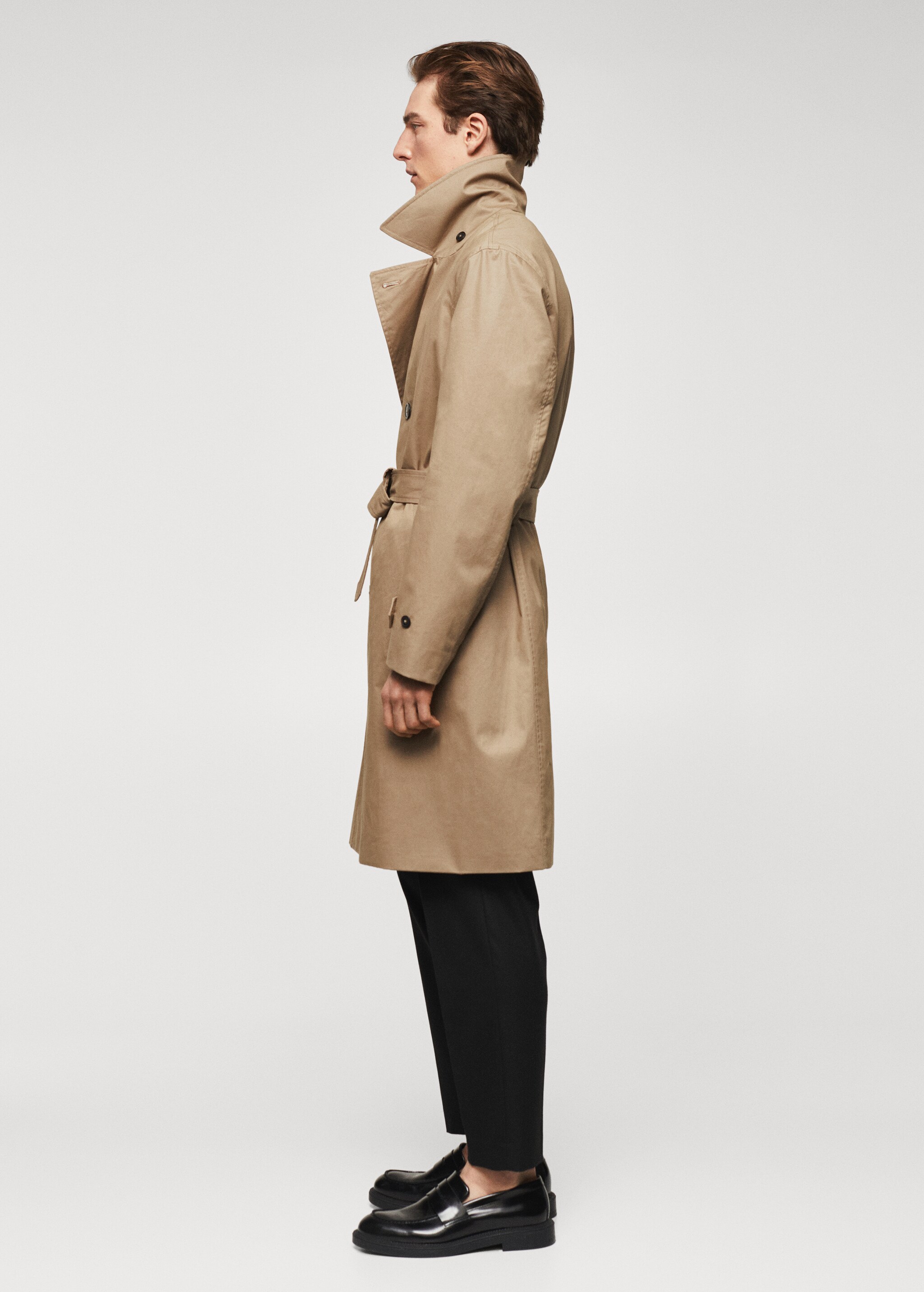 Classic 100% cotton trench coat - Details of the article 6