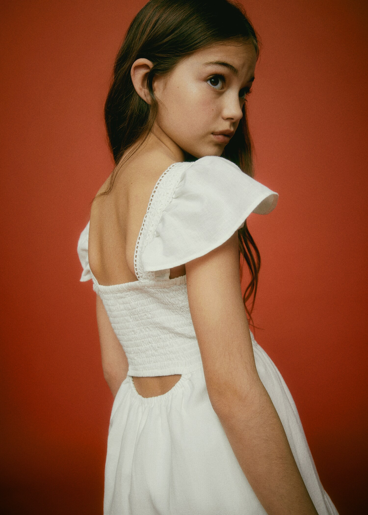Embroidered detail dress - Details of the article 1