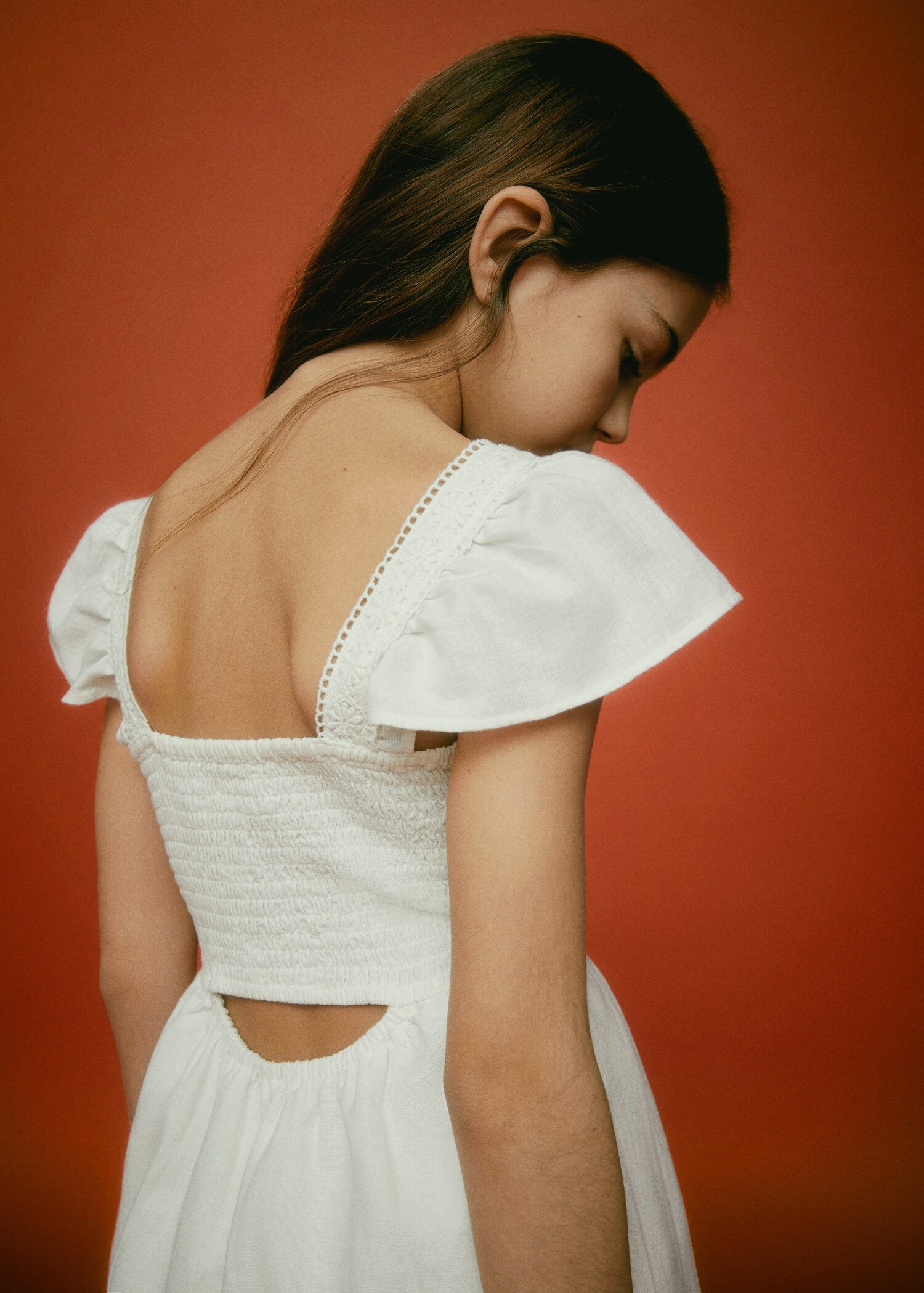 Embroidered detail dress - Details of the article 6
