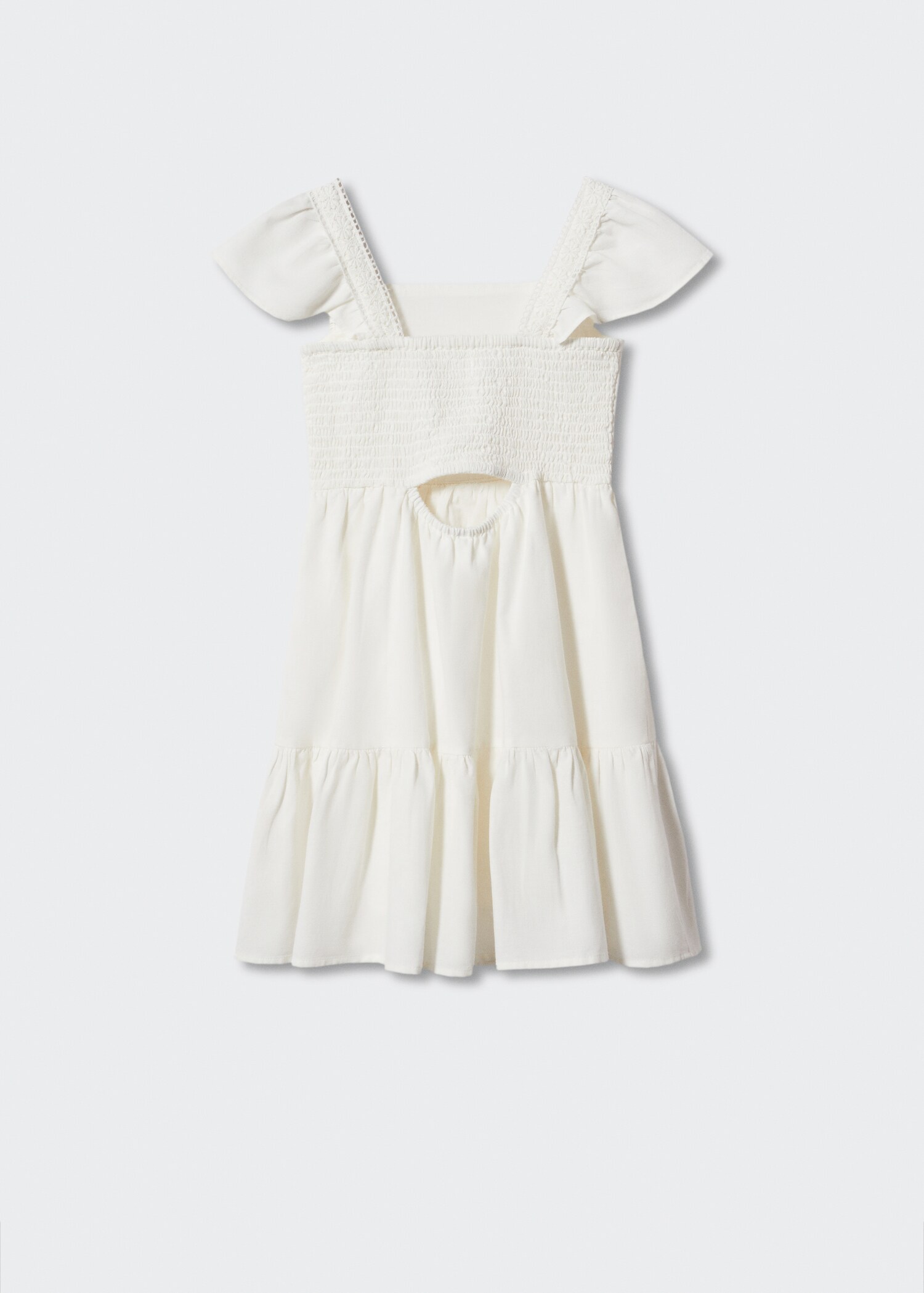Embroidered detail dress - Reverse of the article