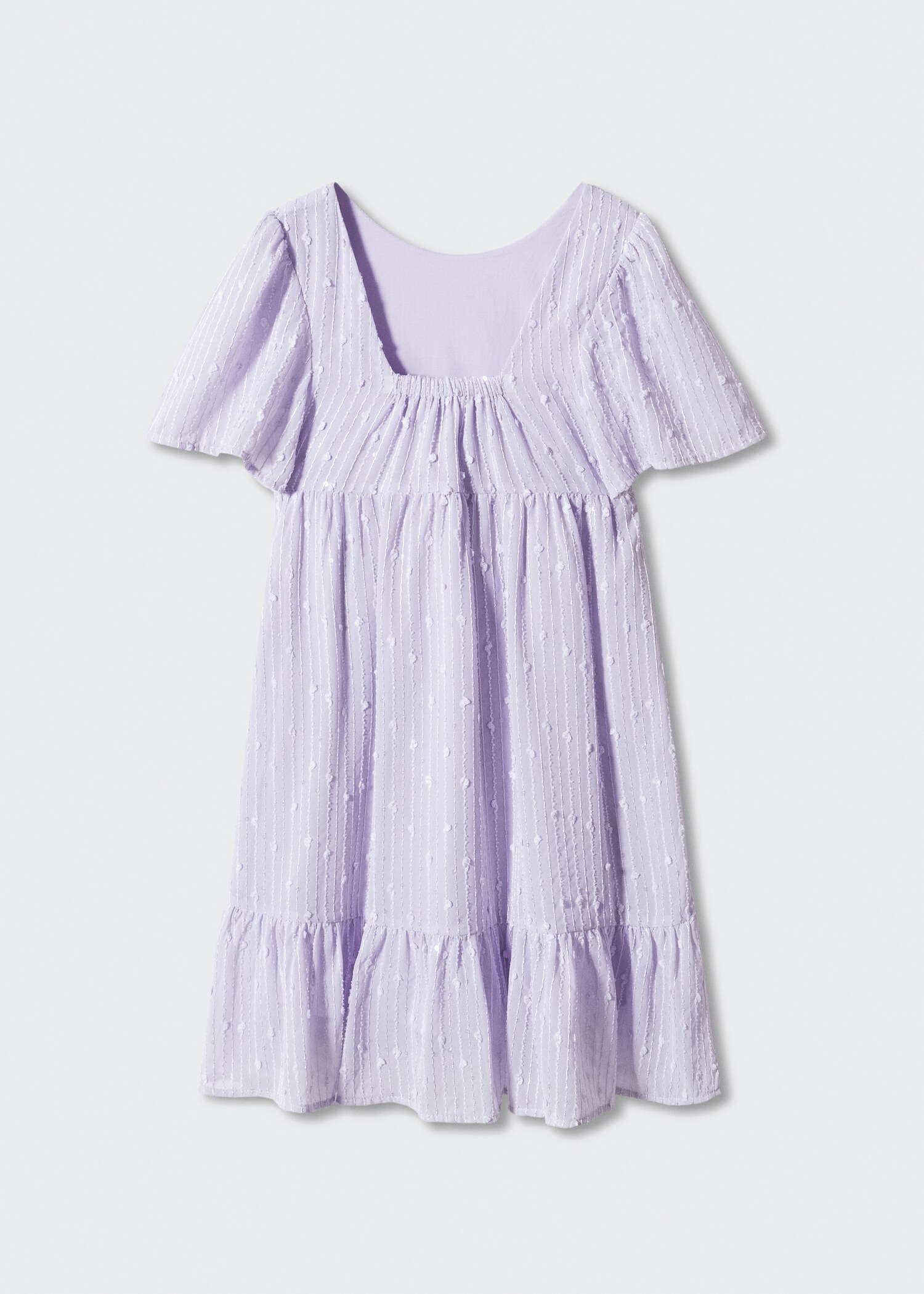 Vestido volantes - Reverso del artículo