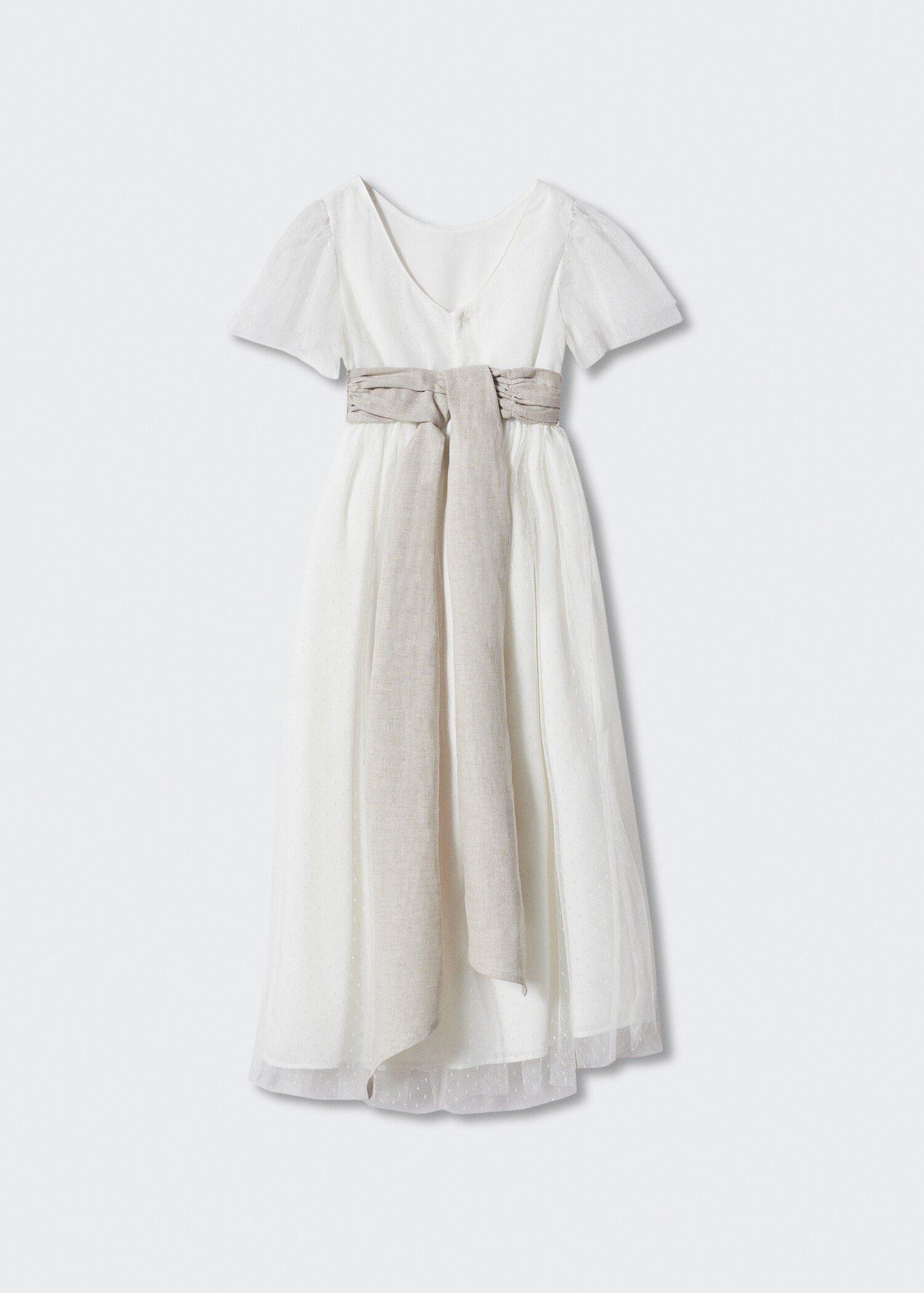 Vestido tul bordado - Reverso del artículo