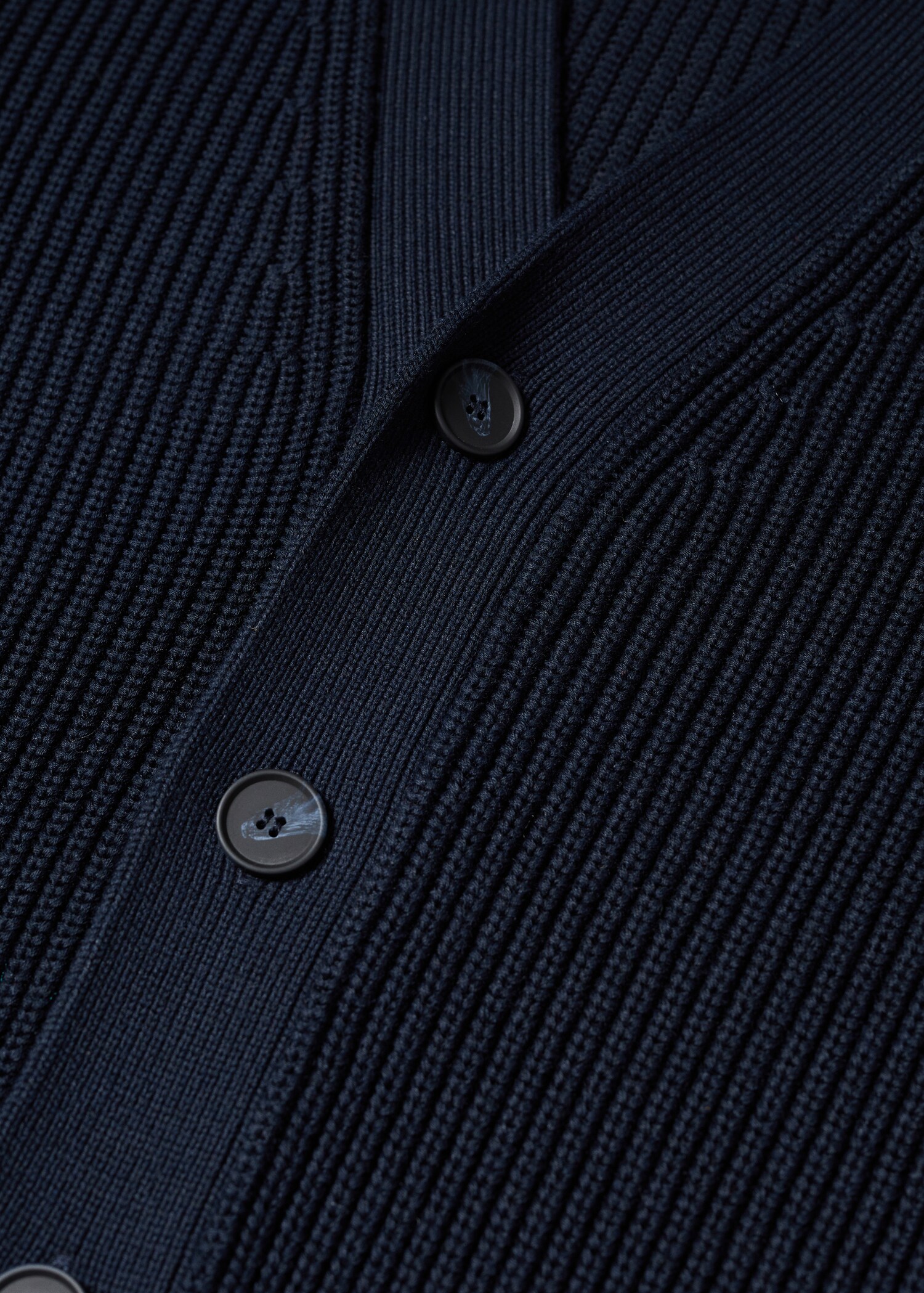 Structured cotton cardigan - Details of the article 8