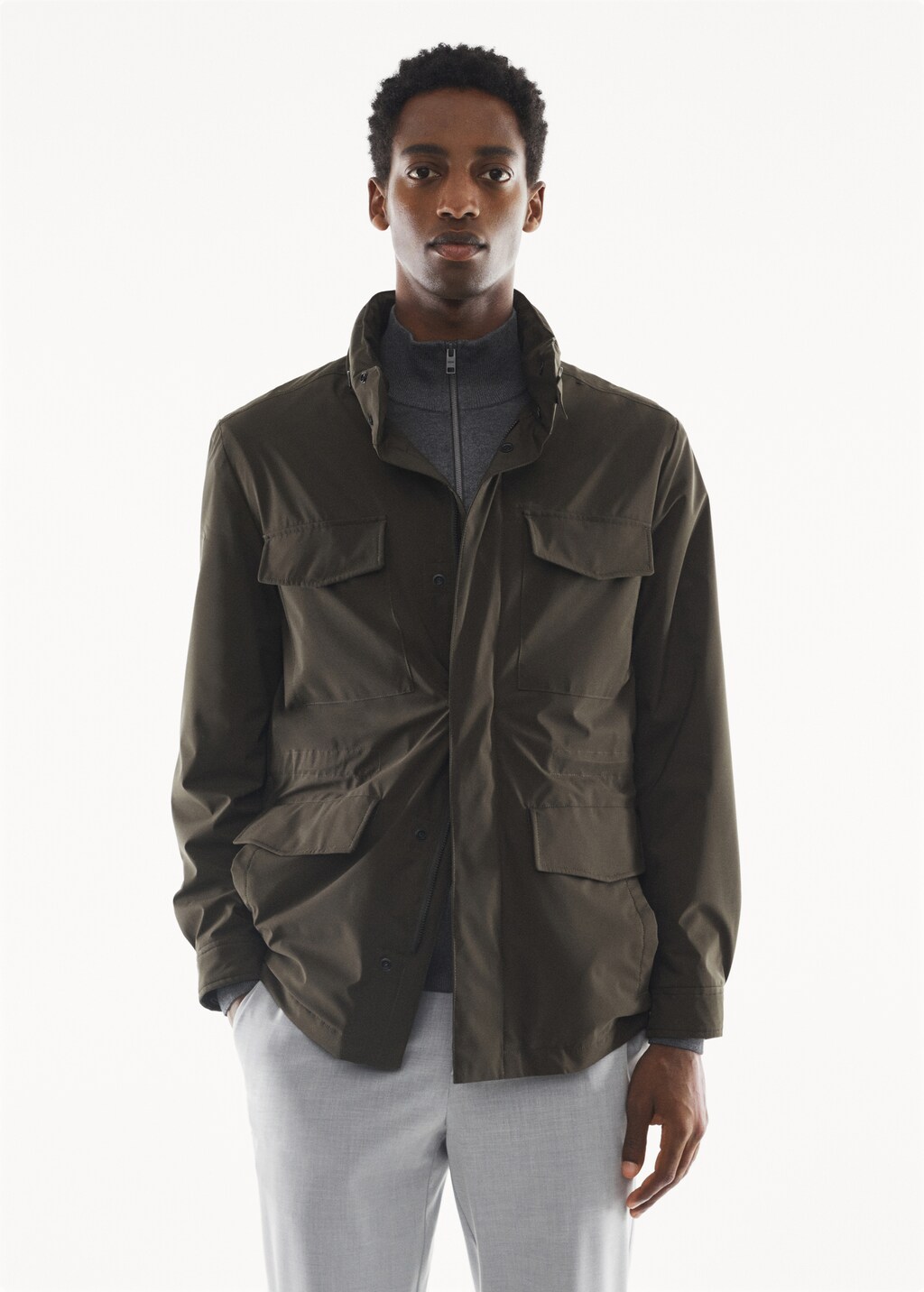 Veste militaire hydrofuge Homme MANGO Tunisie