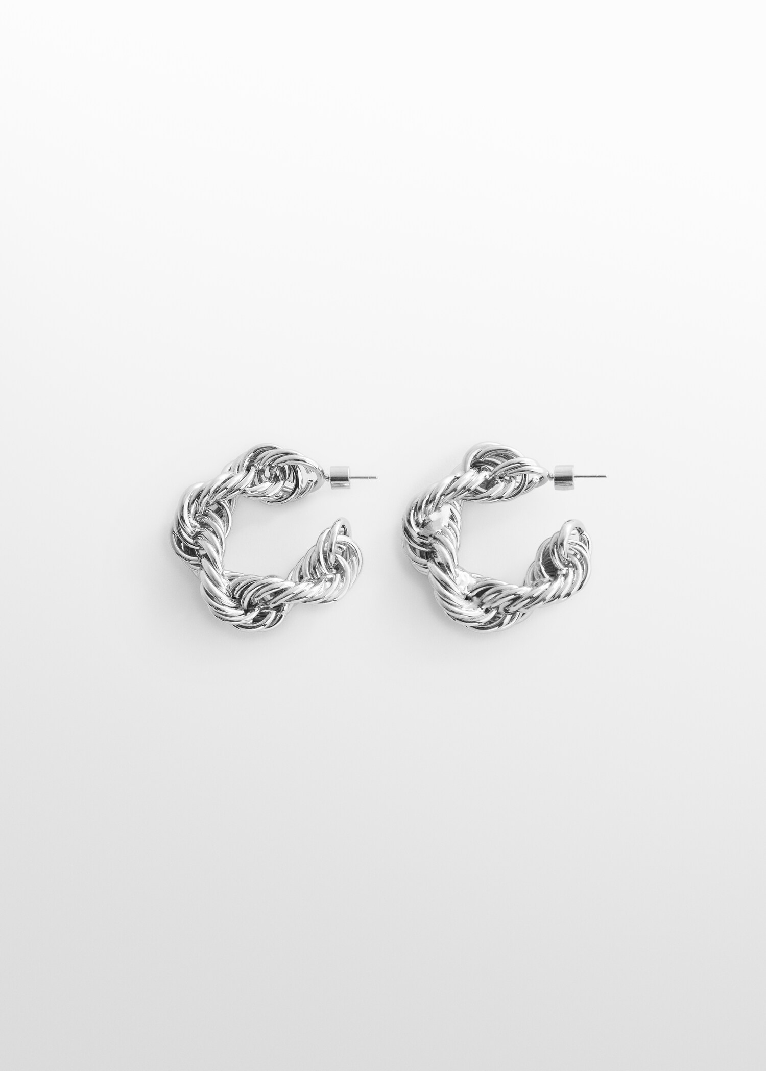 Intertwined hoop earrings - Article without model