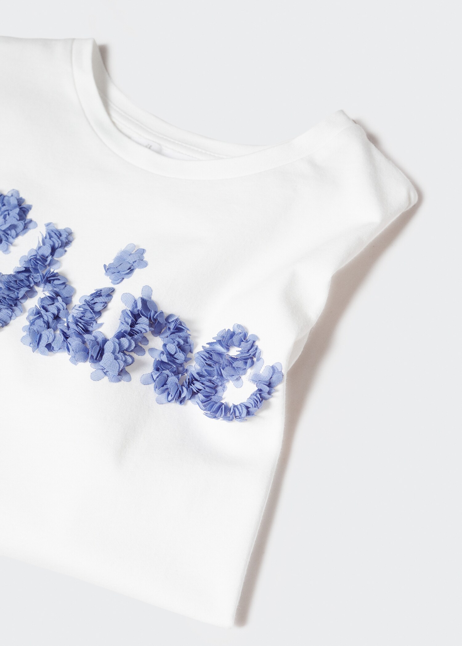 Textured message T-shirt - Details of the article 8