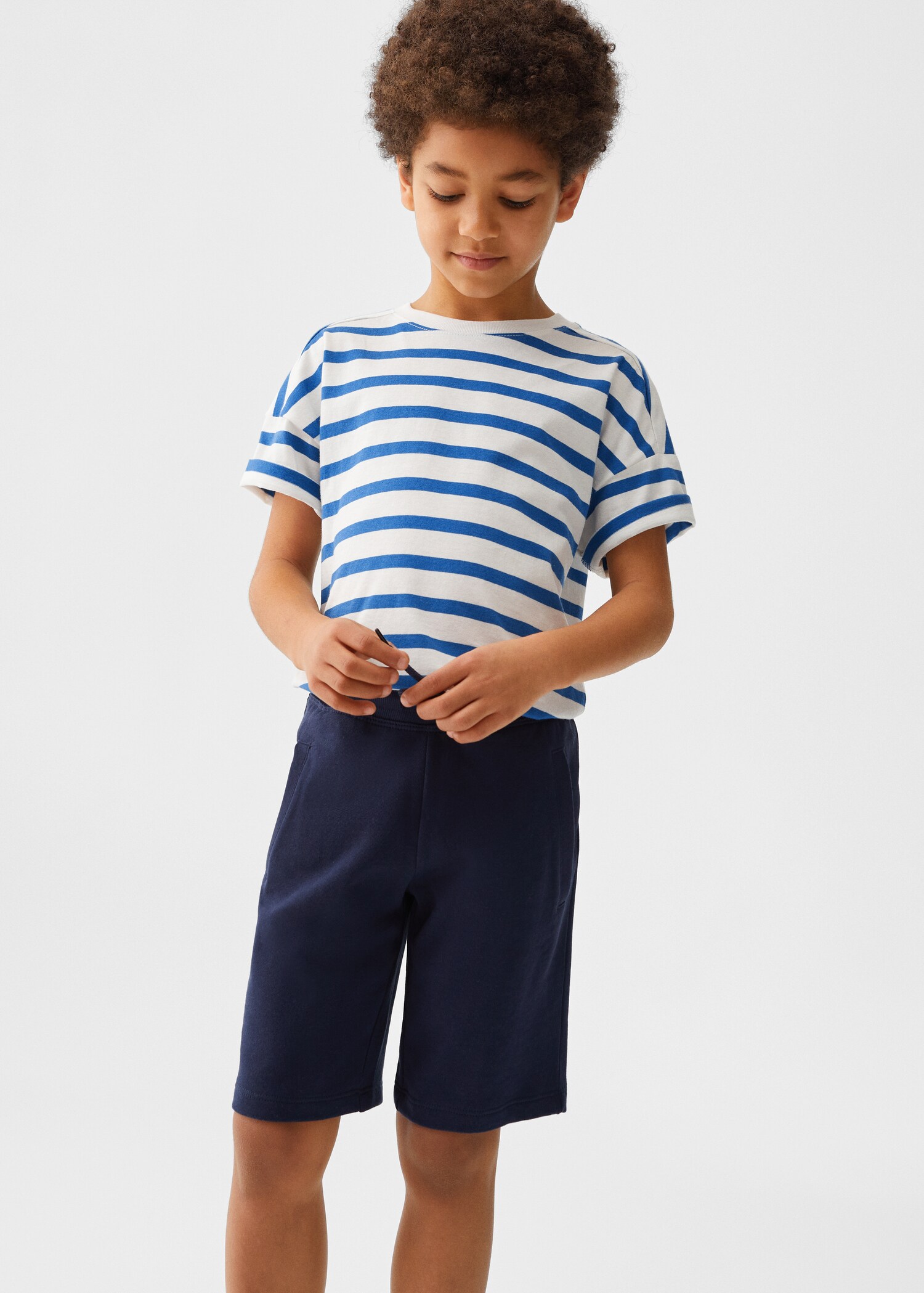 Bermudas jogger algodón - Plano medio